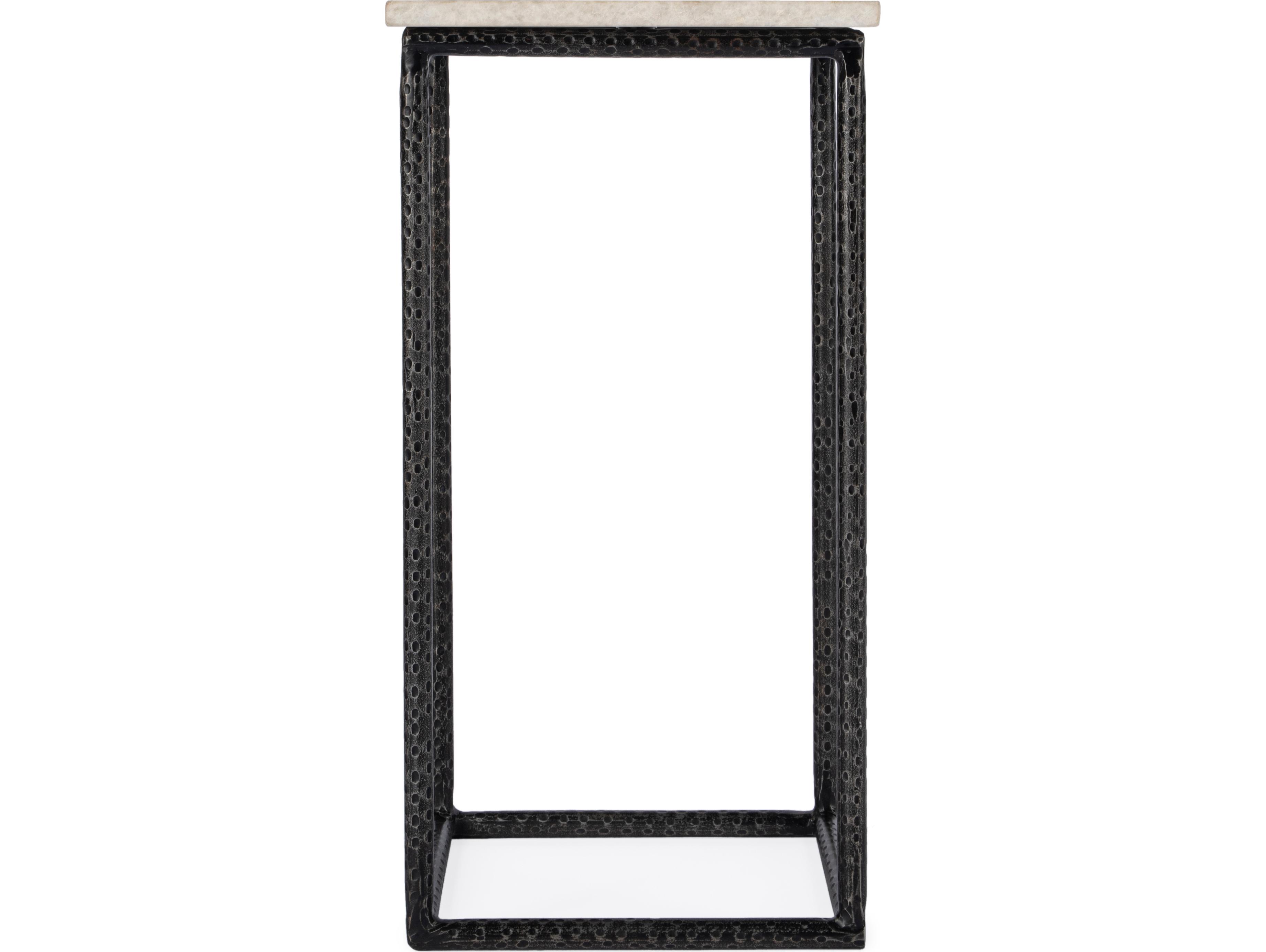 Butler Mabel Square Marble & Metal End Table