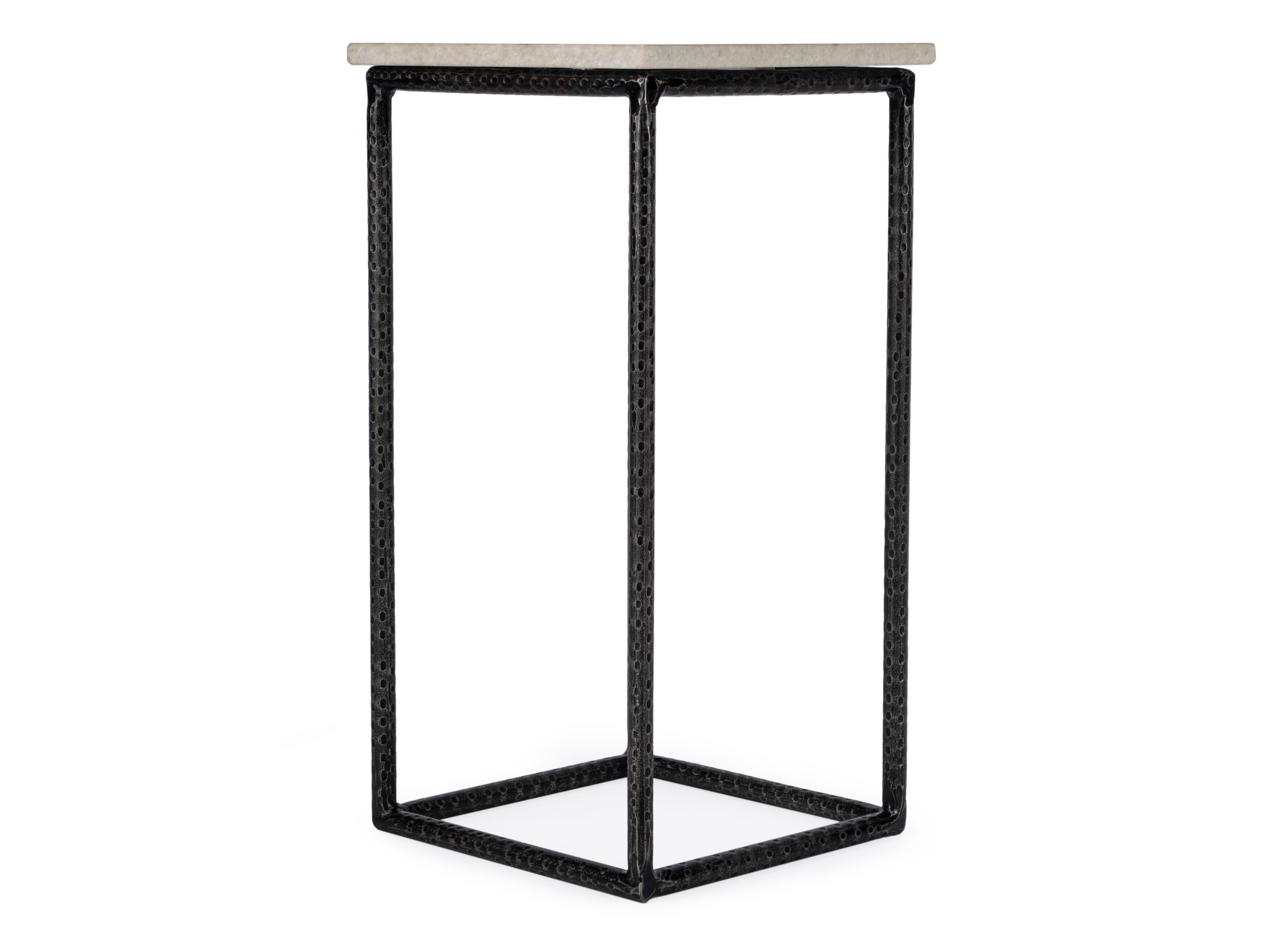 Butler Mabel Square Marble & Metal End Table