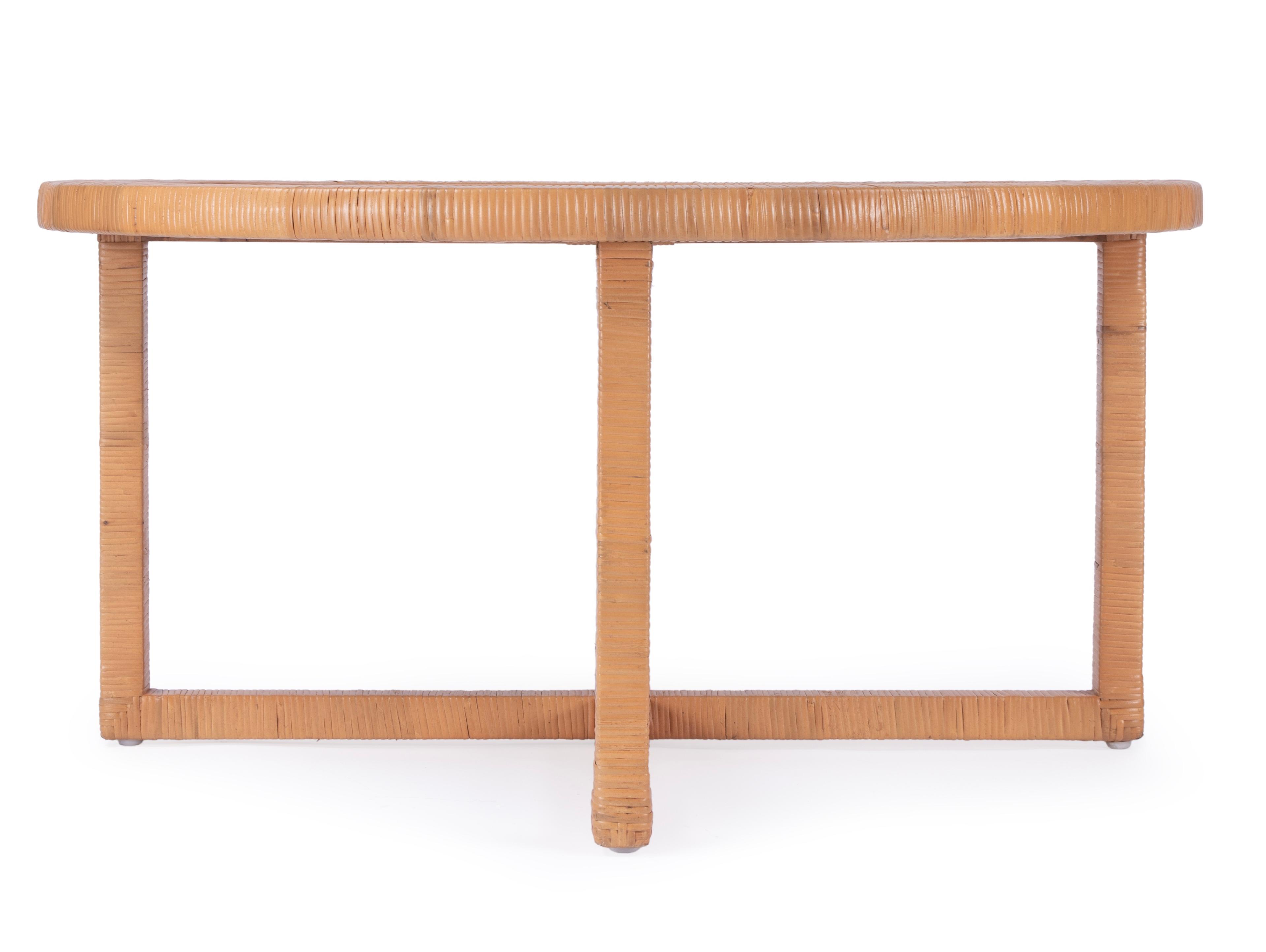 Butler Captiva Round Natural Rattan Coffee Table