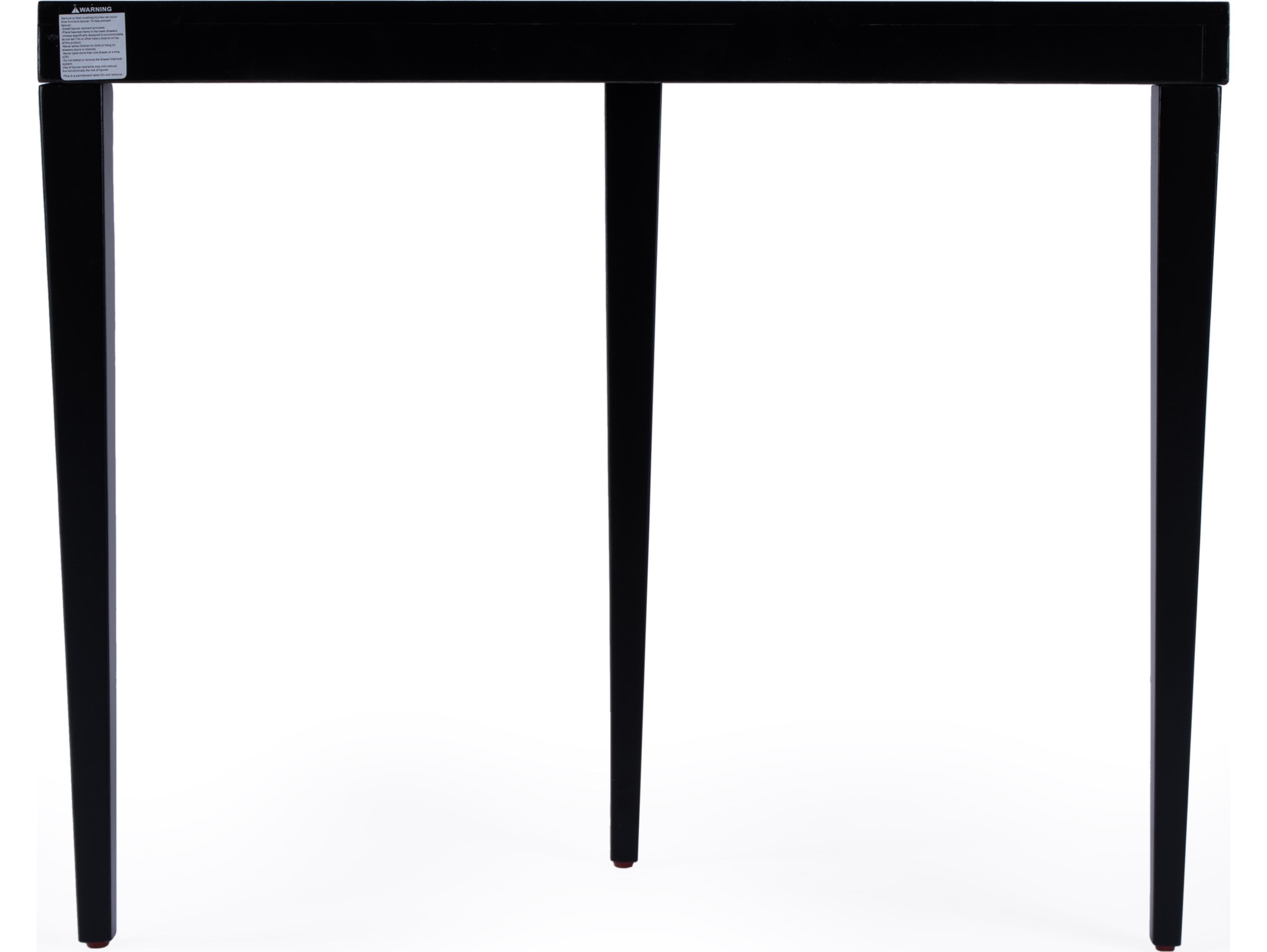 Butler Ingrid Demilune Wood Black Licorice Console Table