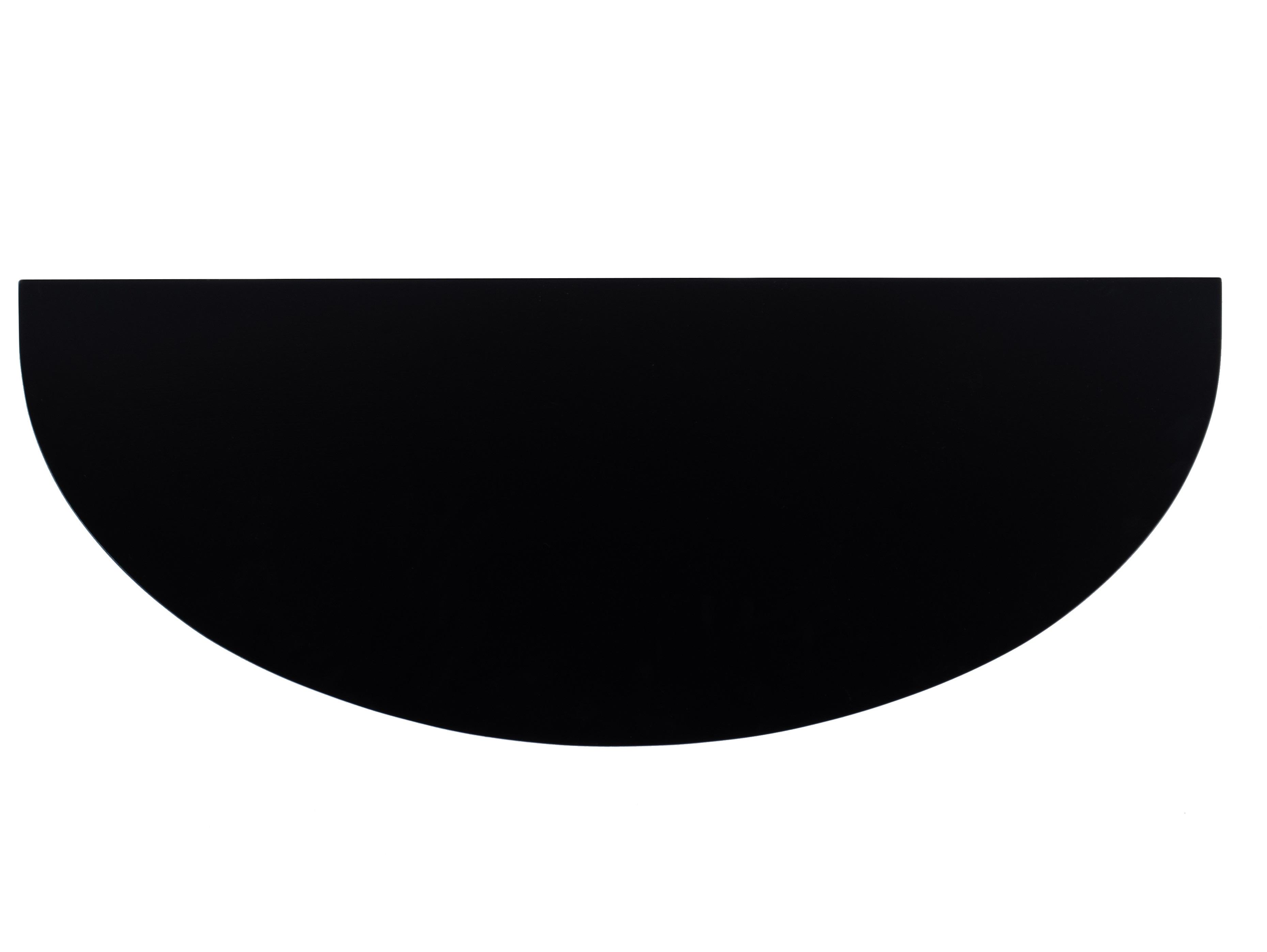 Butler Ingrid Demilune Wood Black Licorice Console Table