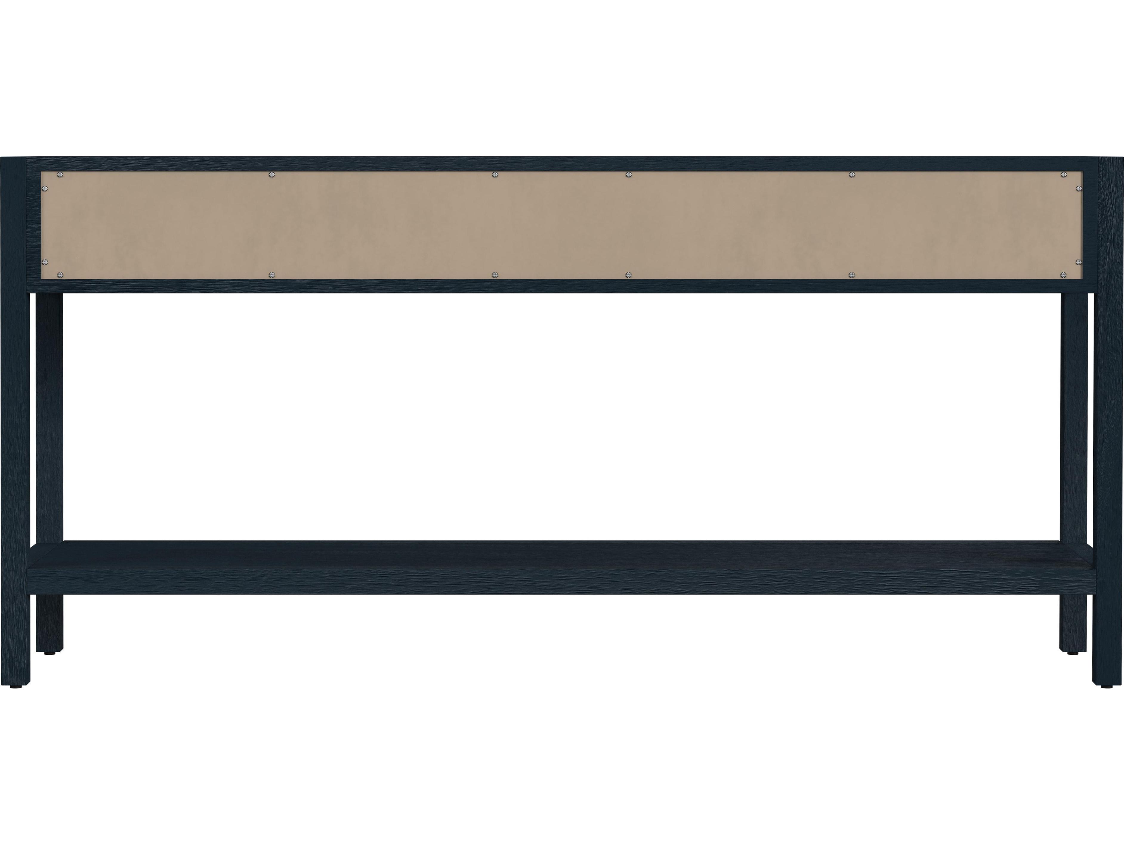 Butler Lark Rectangular Wood Navy Blue Console Table