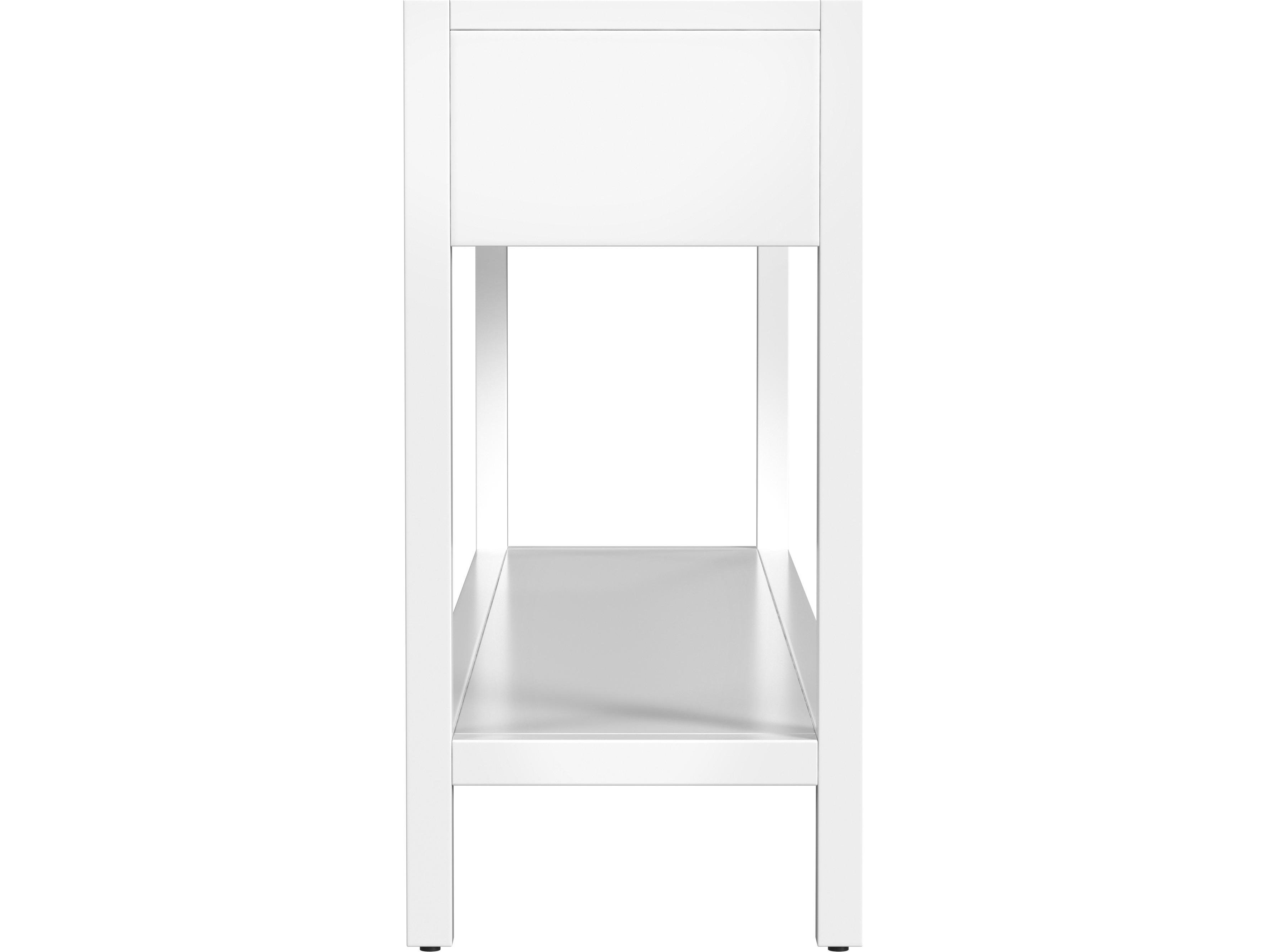 Butler Lark Rectangular Wood White Console Table