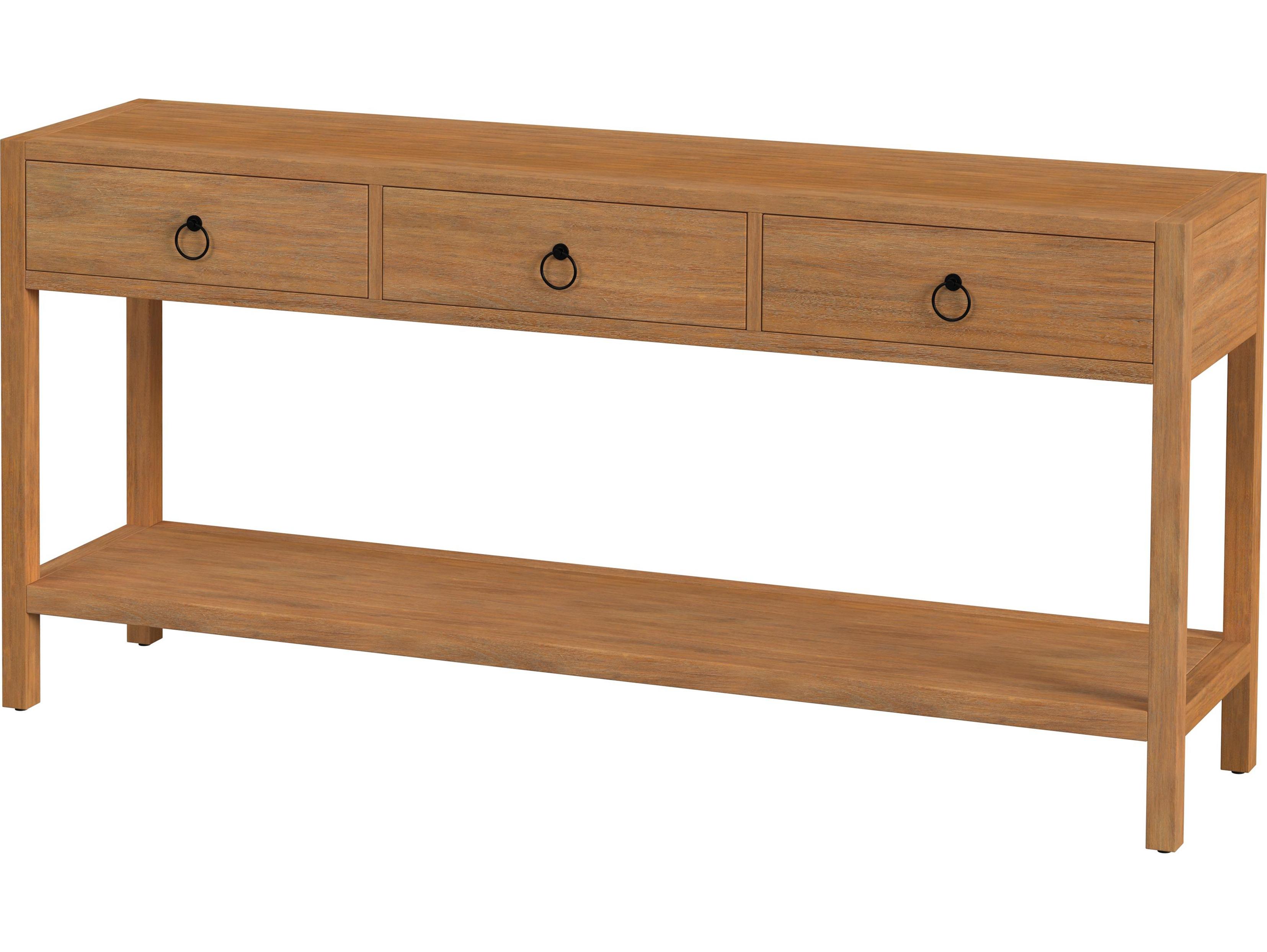 Butler Lark Rectangular Wood Natural Mango Console Table