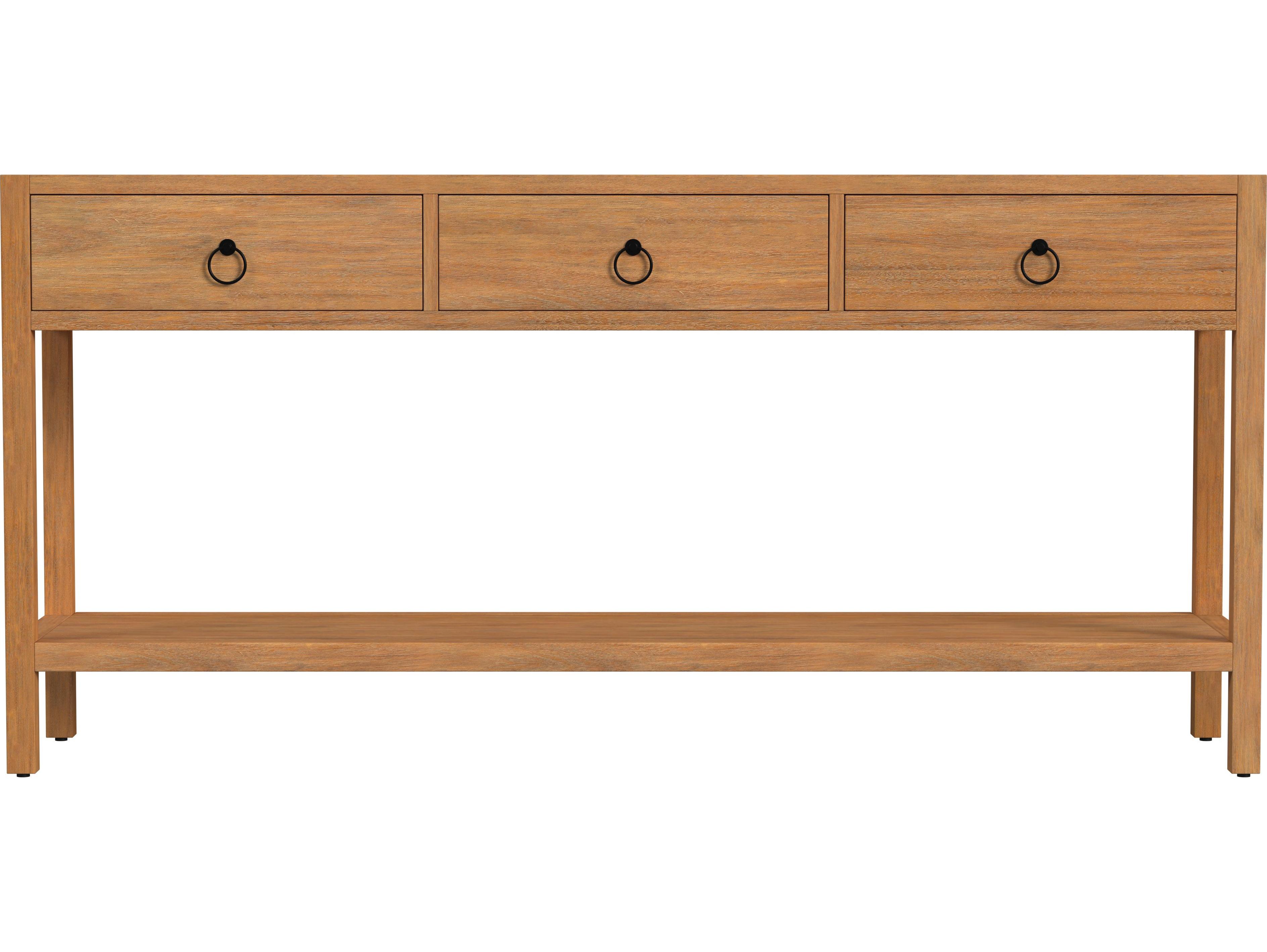 Butler Lark Rectangular Wood Natural Mango Console Table