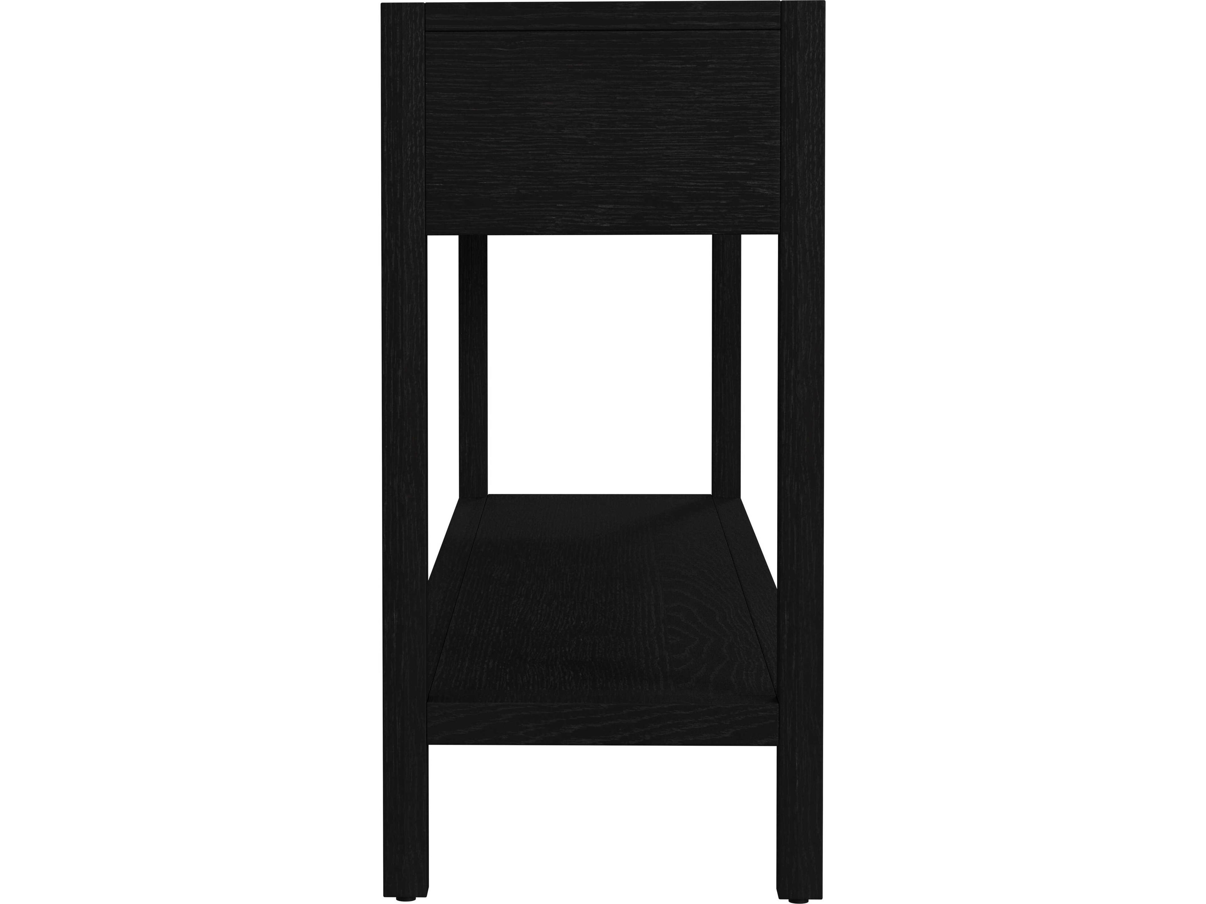 Butler Lark Rectangular Wood Black Console Table