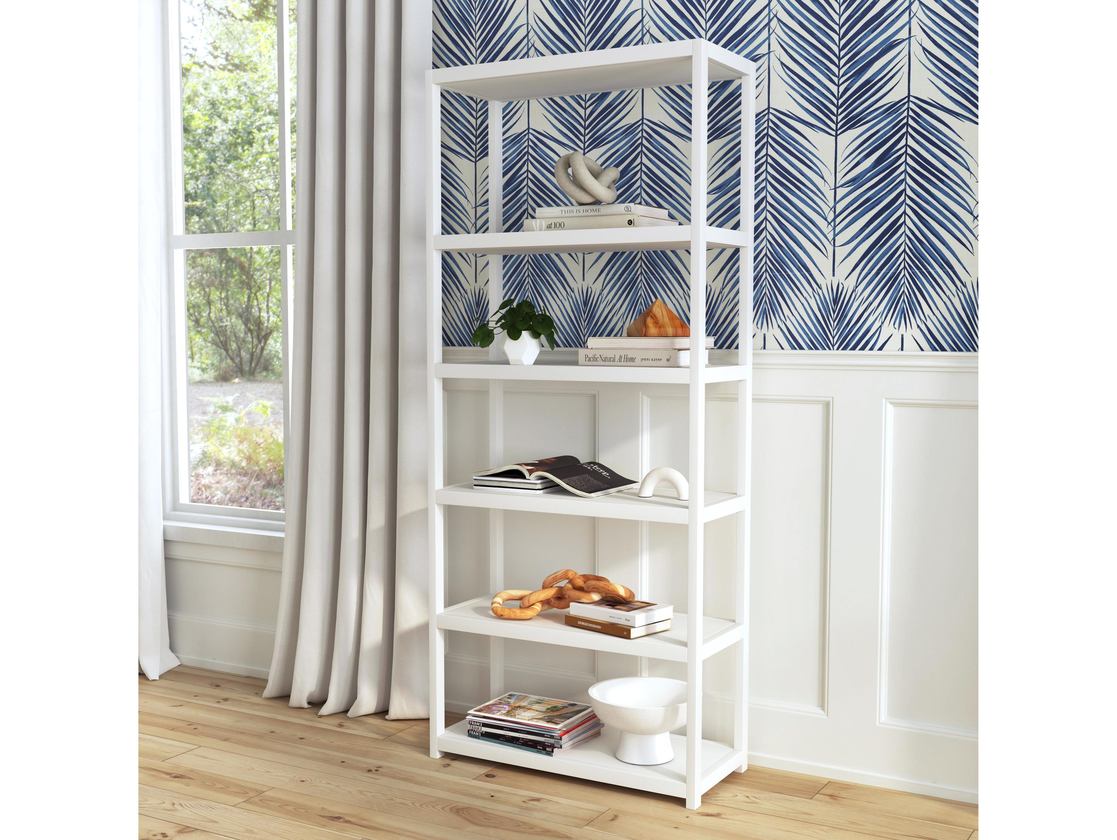 Butler Lark White Bookcase