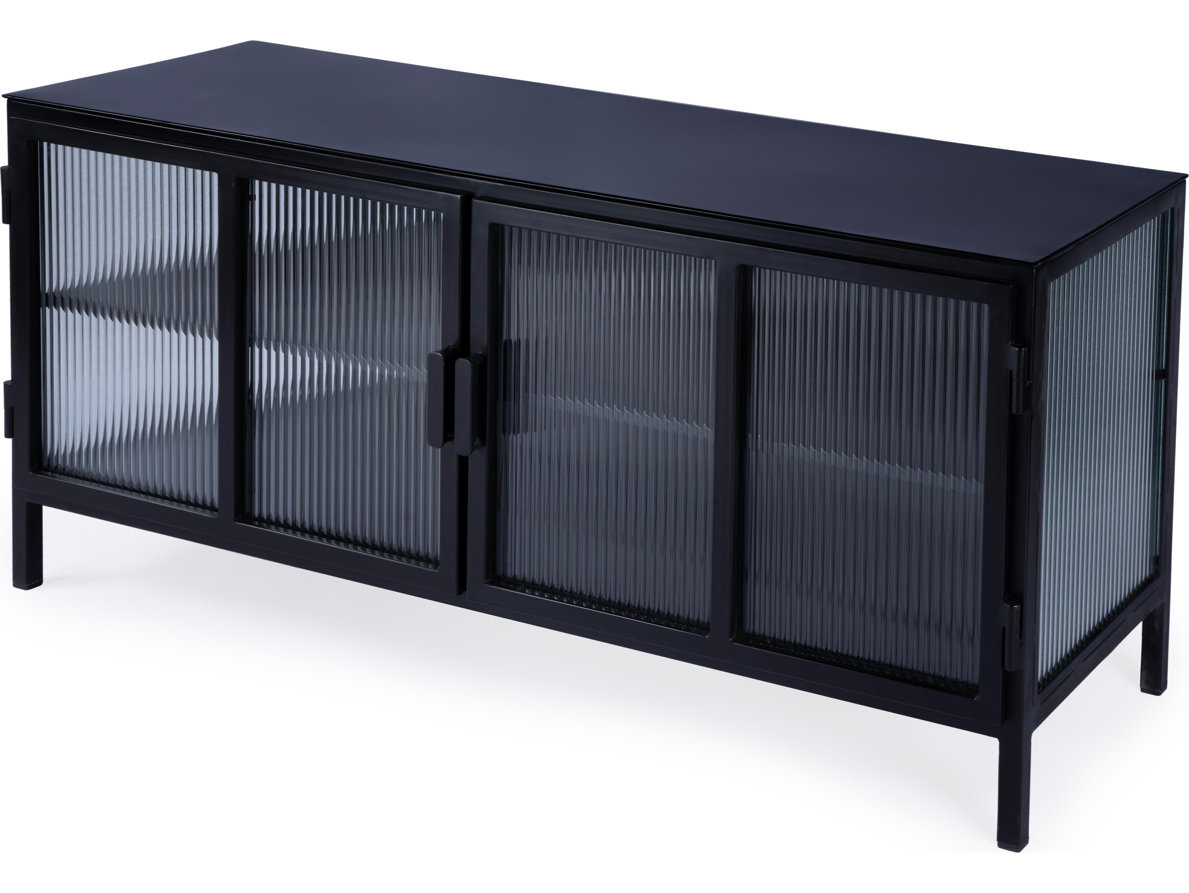 Butler Hoxton 52" Black Metal TV Stand
