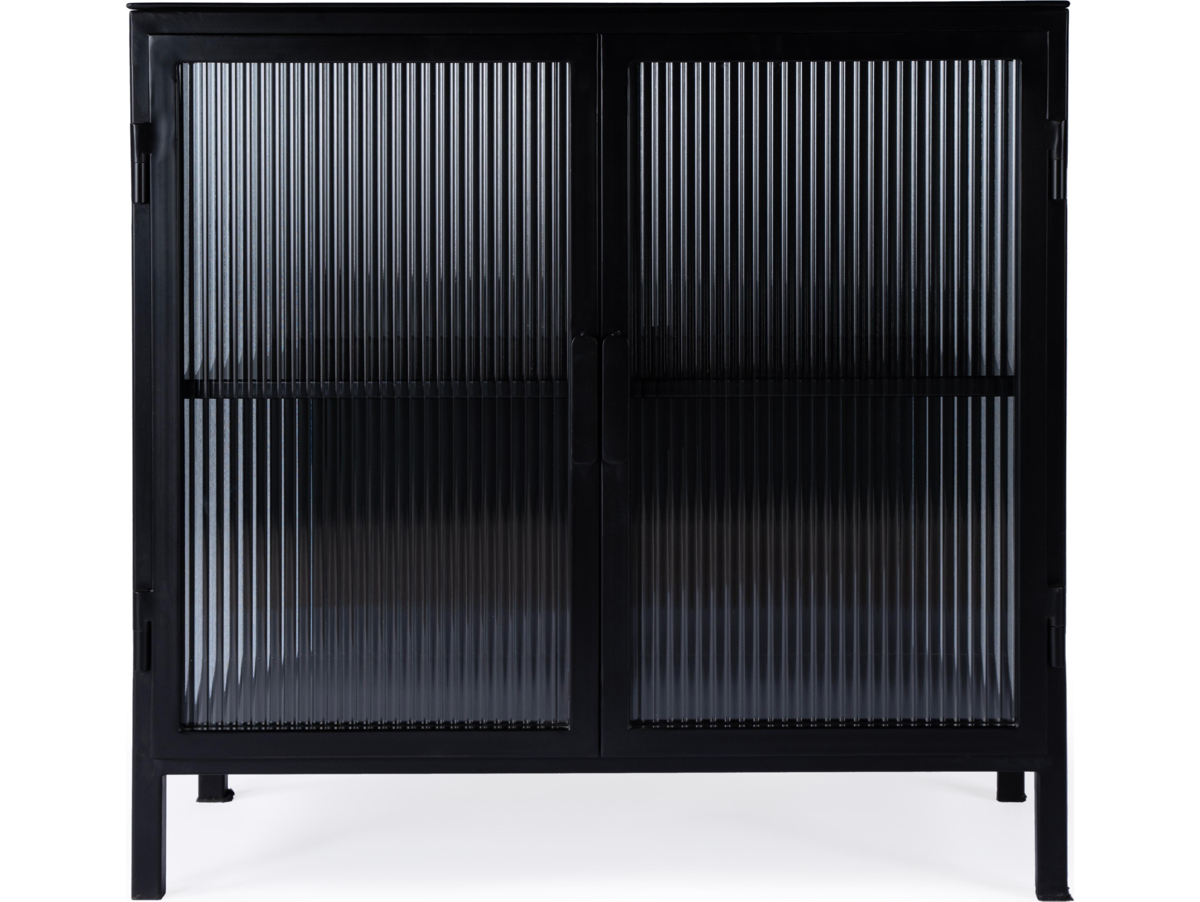 Butler Hoxton Black Metal Accent Cabinet