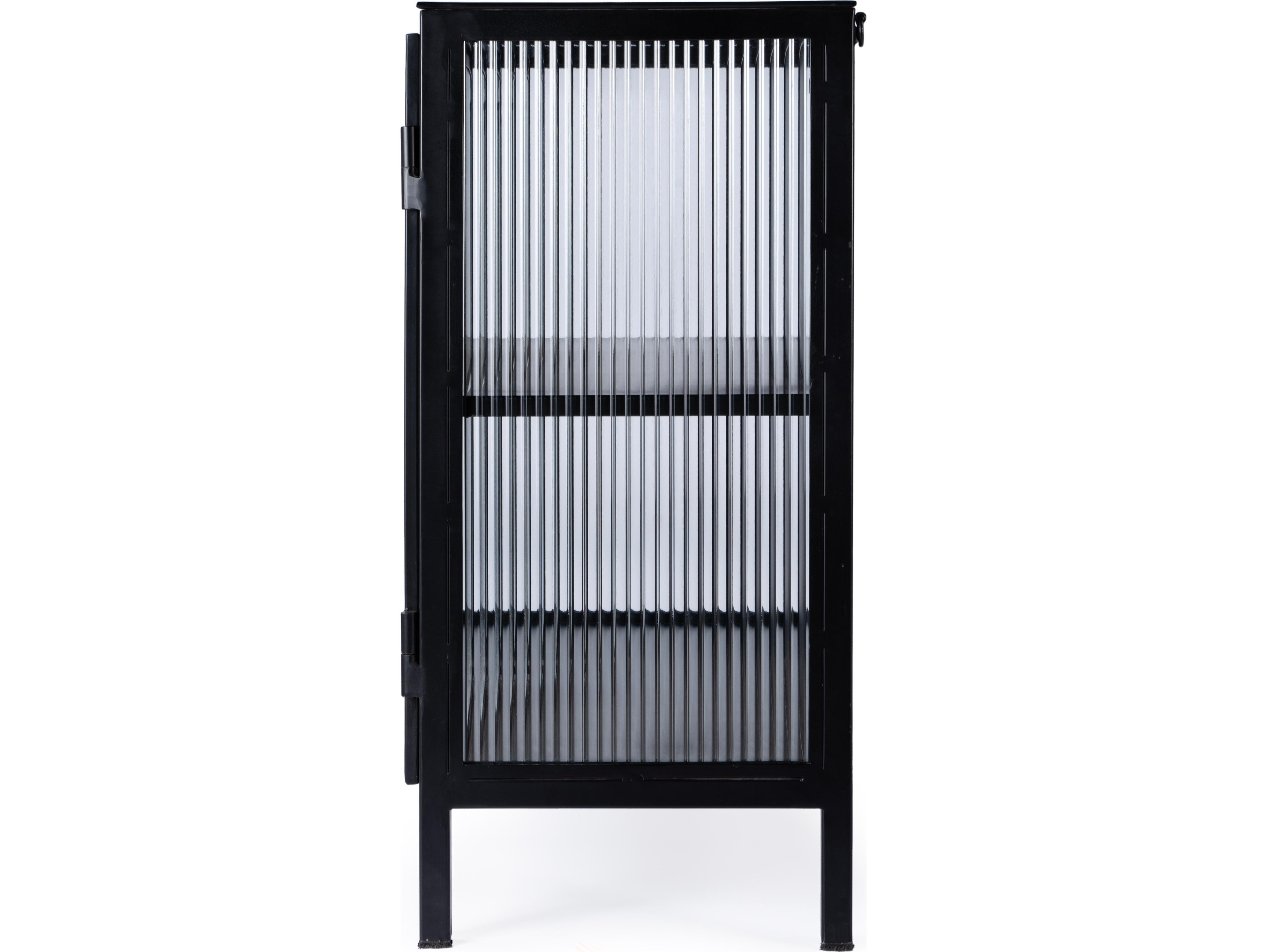 Butler Hoxton Black Metal Accent Cabinet