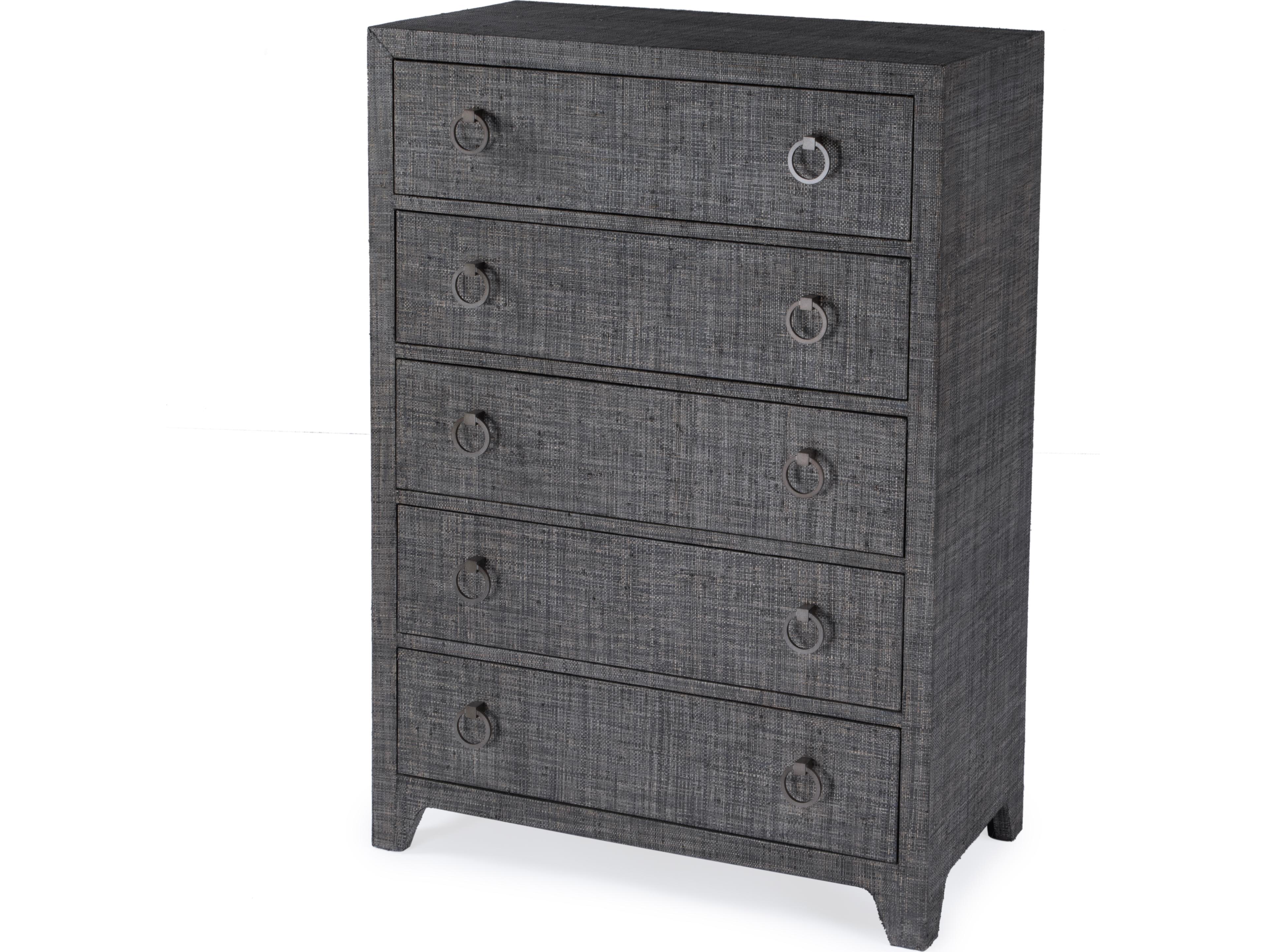 Butler Bar Harbor 5-Drawers Gray Dresser