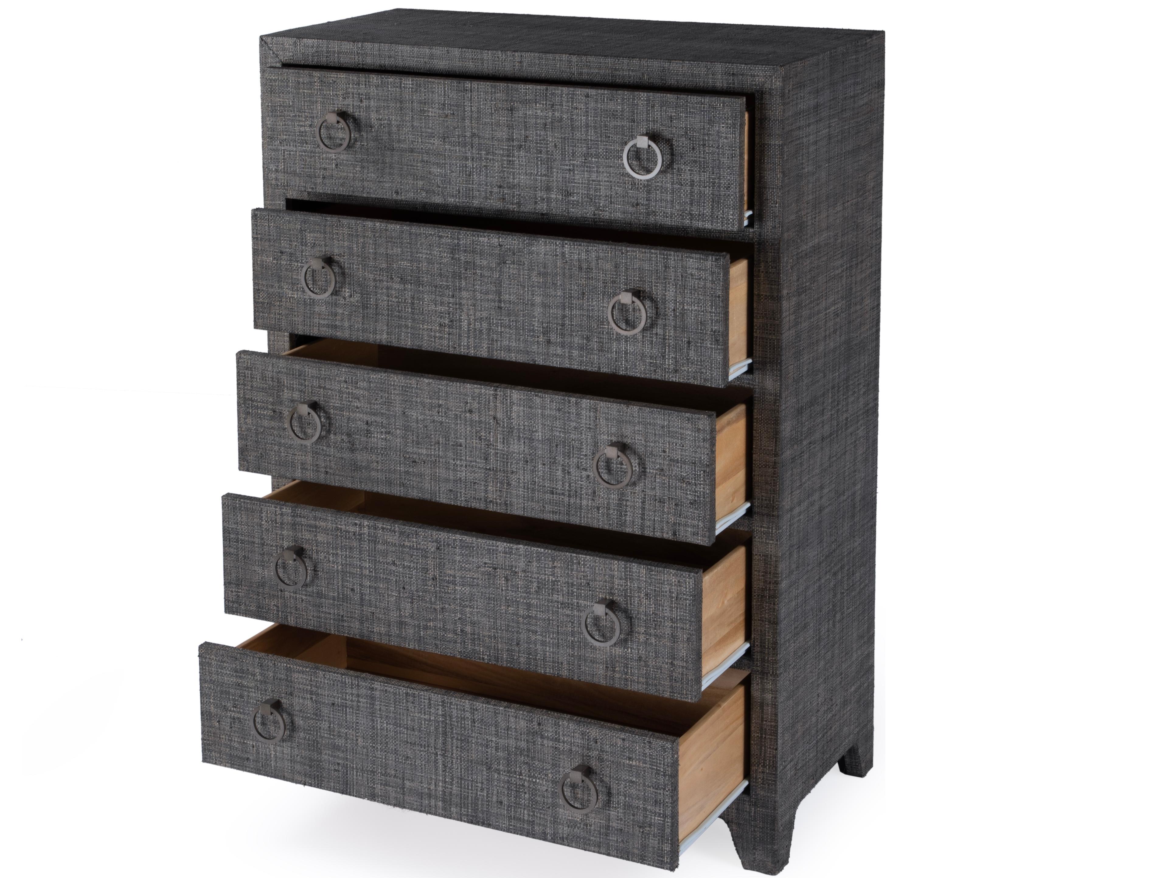 Butler Bar Harbor 5-Drawers Gray Dresser