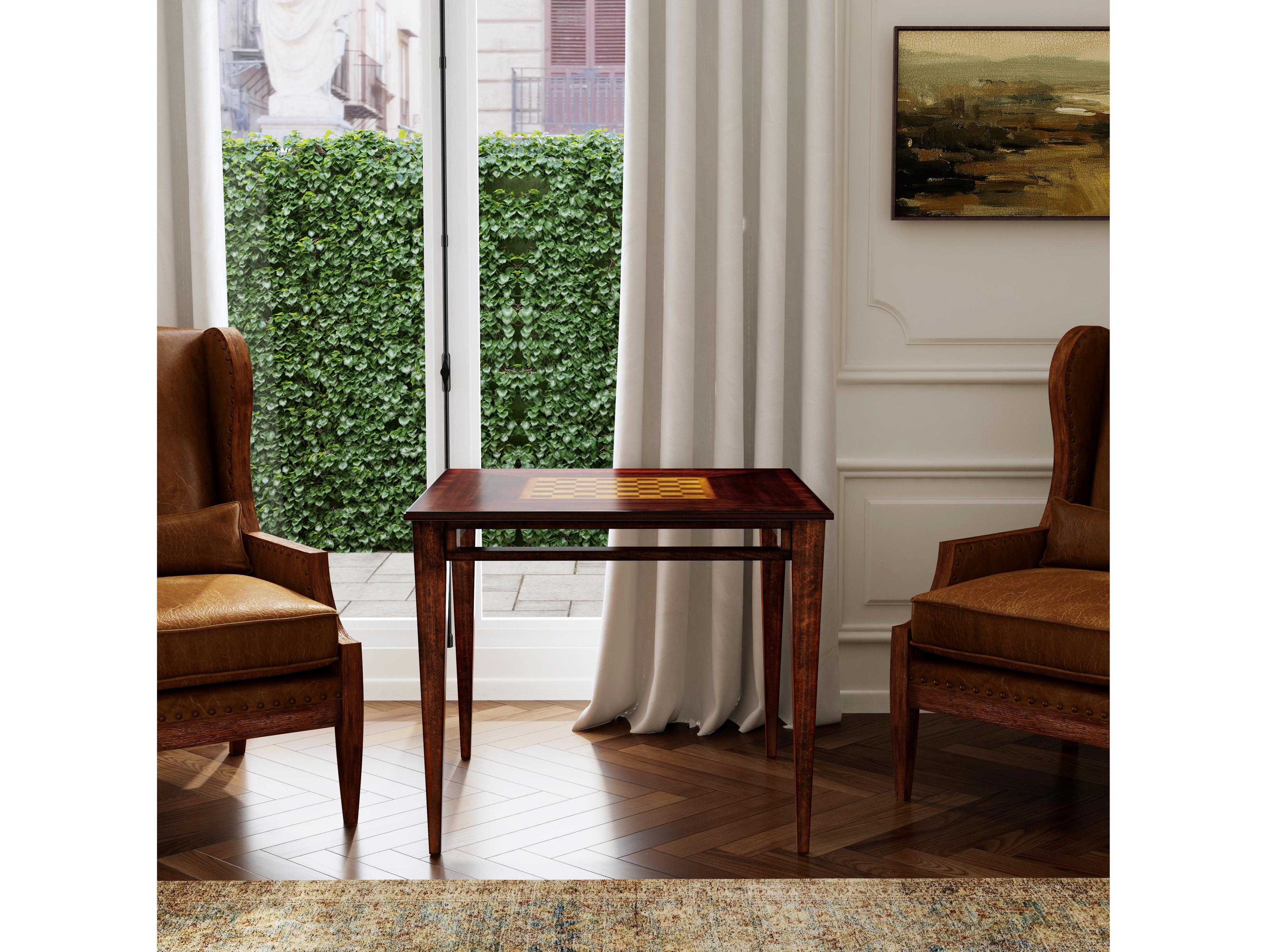 Butler Daltrey Brown Poplar Wood Antique Cherry Game Table