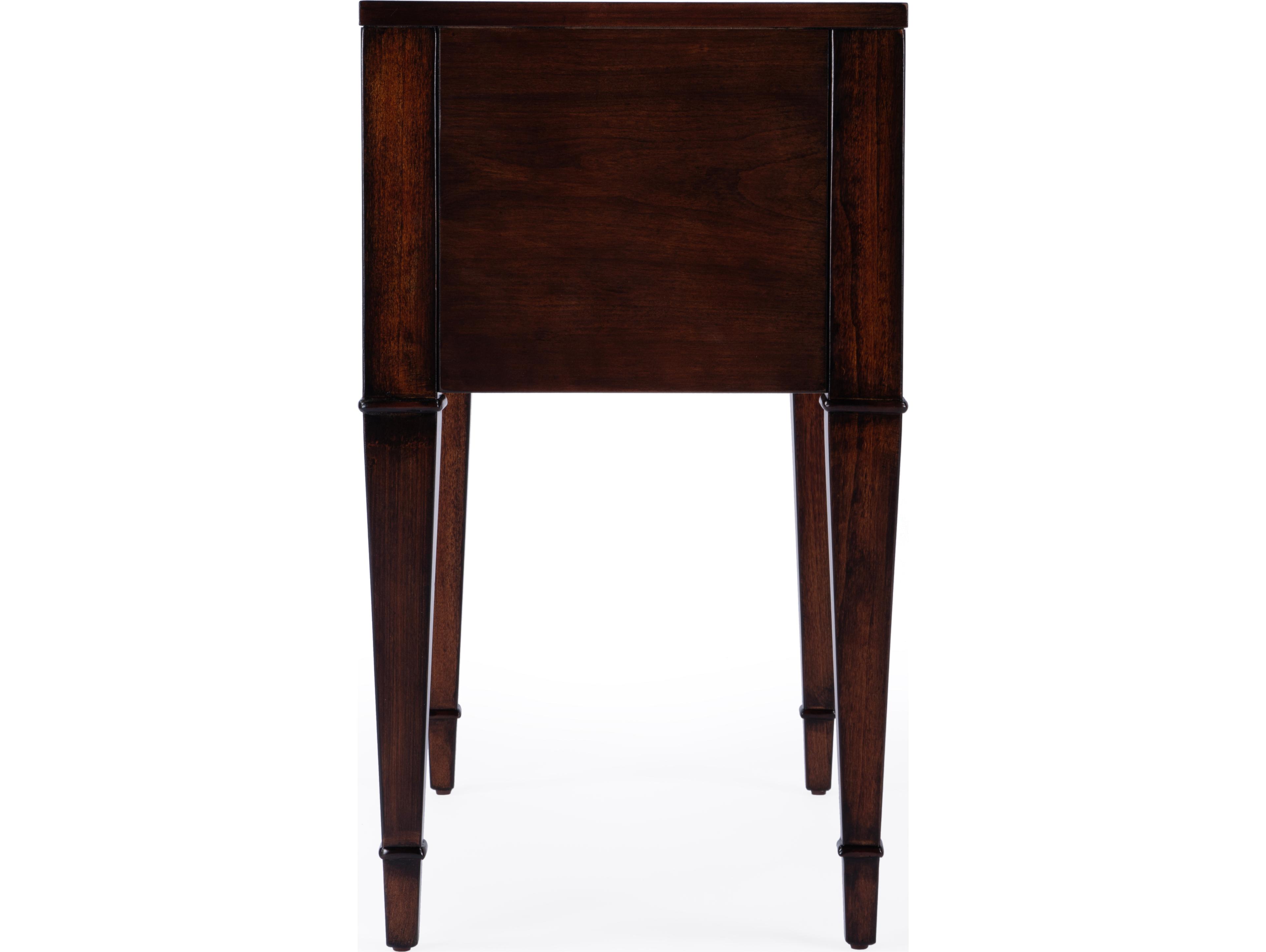 Butler Kai Rectangular Wood Cherry End Table