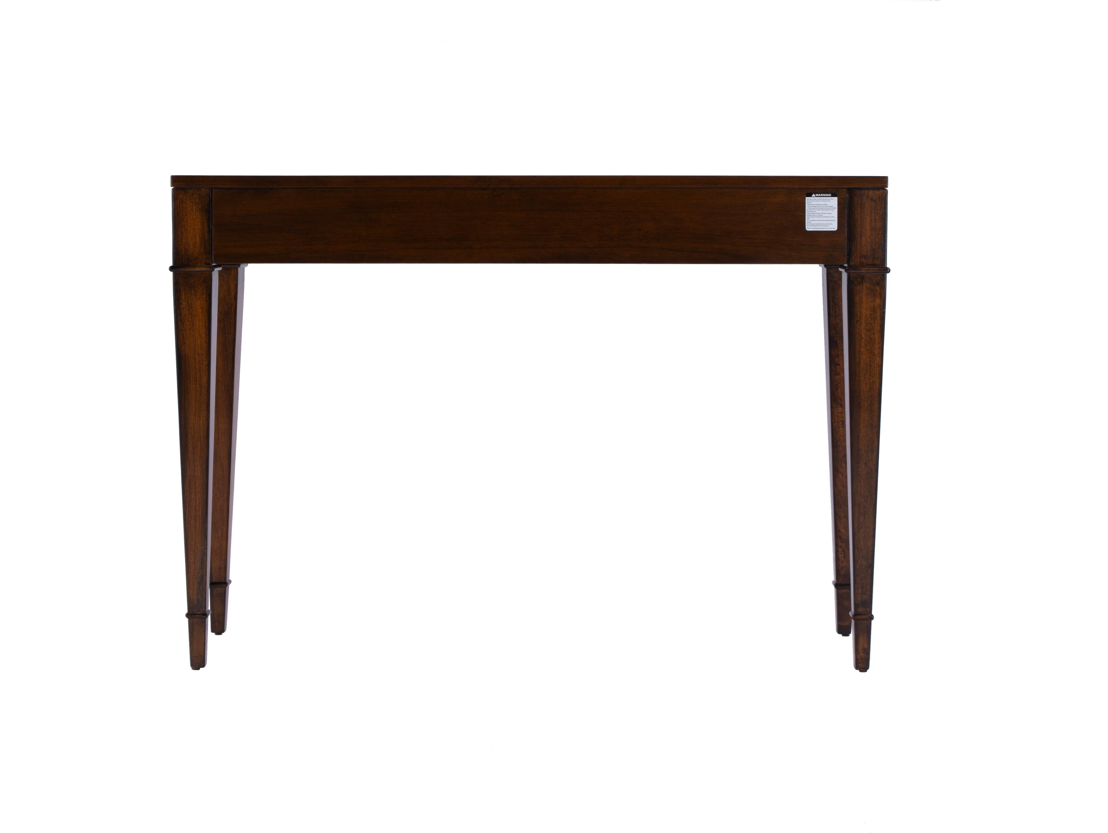 Butler Kai Rectangular Wood Antique Cherry Console Table