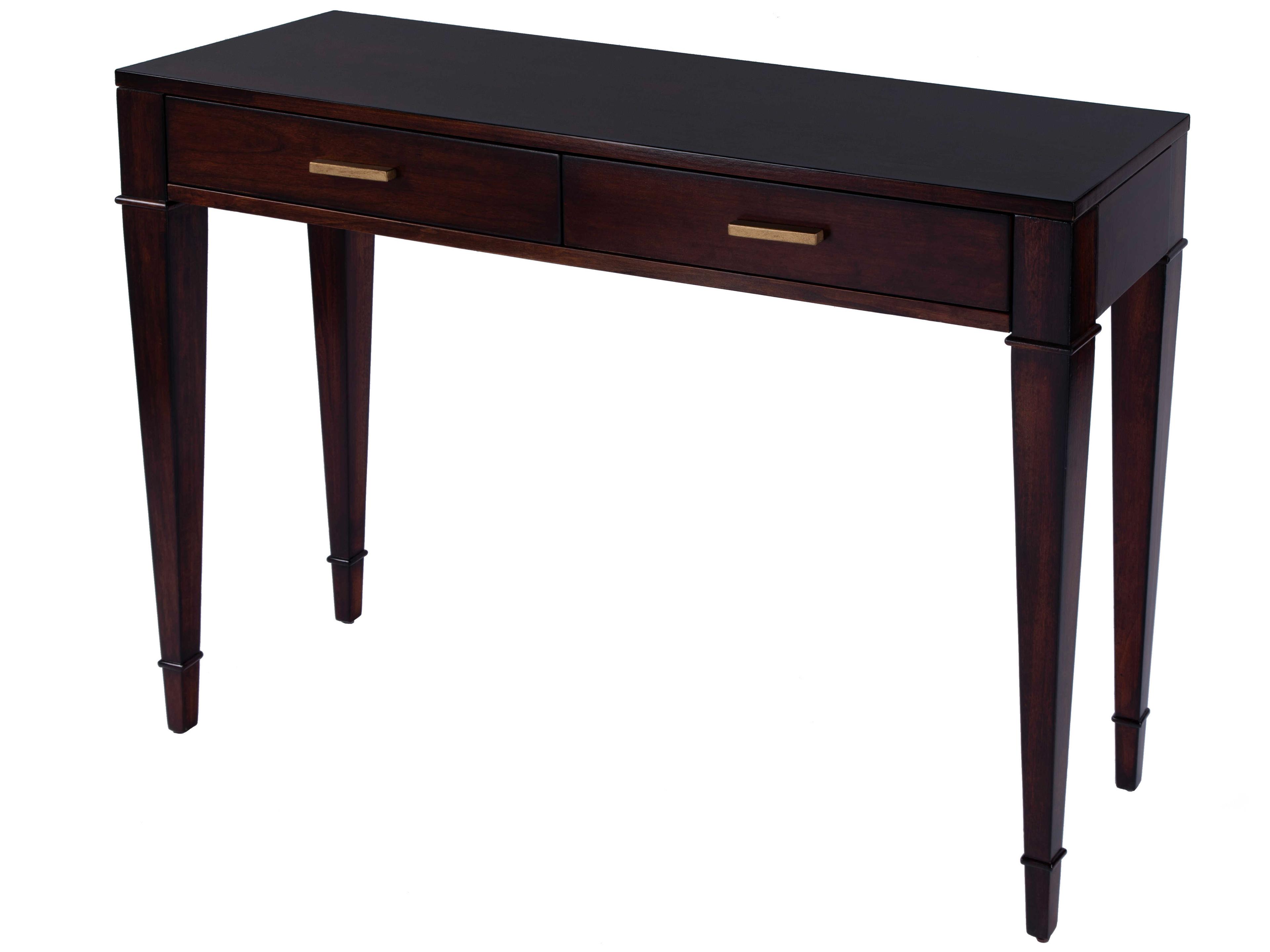 Butler Kai Rectangular Wood Cherry Console Table