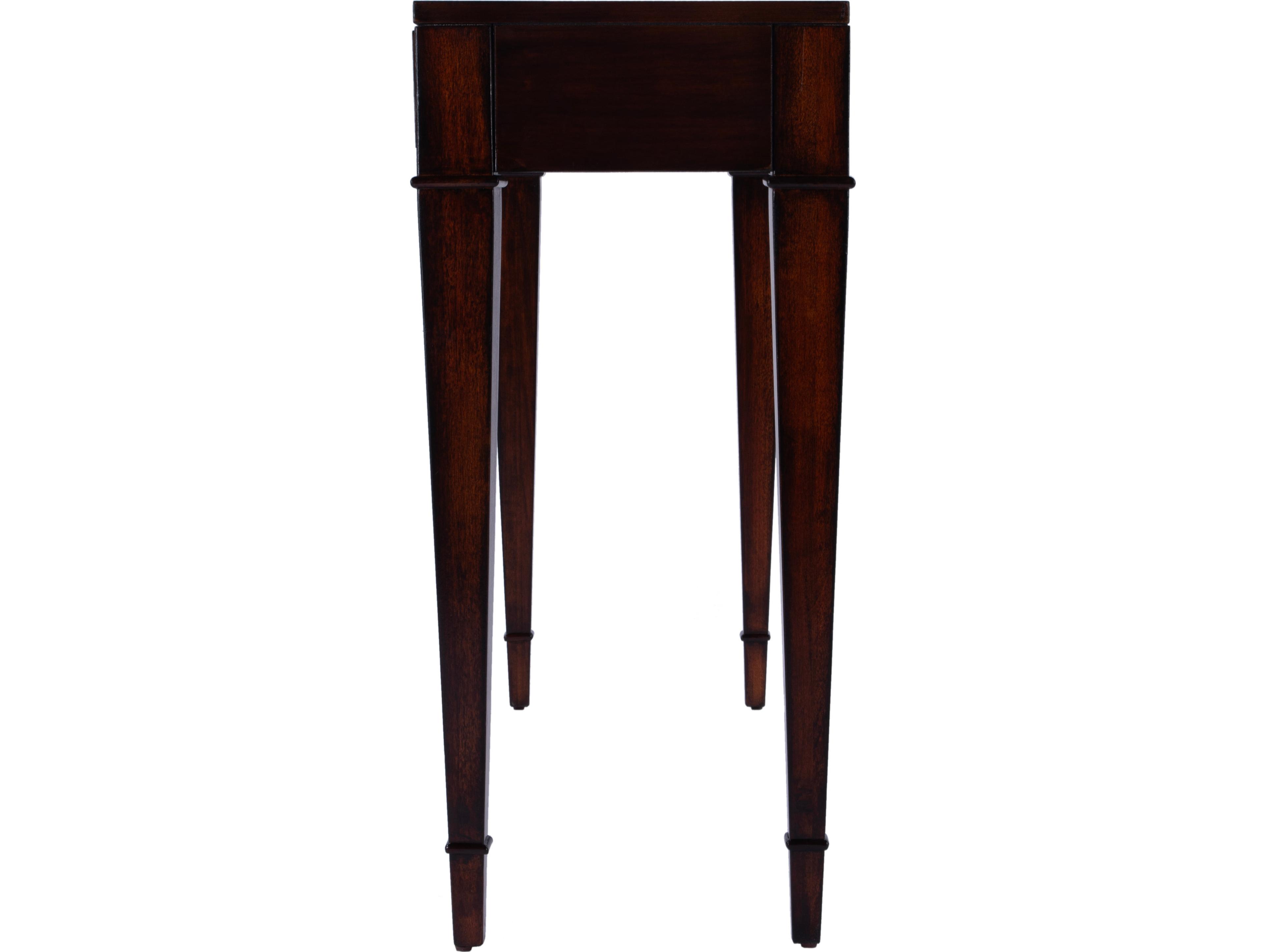 Butler Kai Rectangular Wood Cherry Console Table