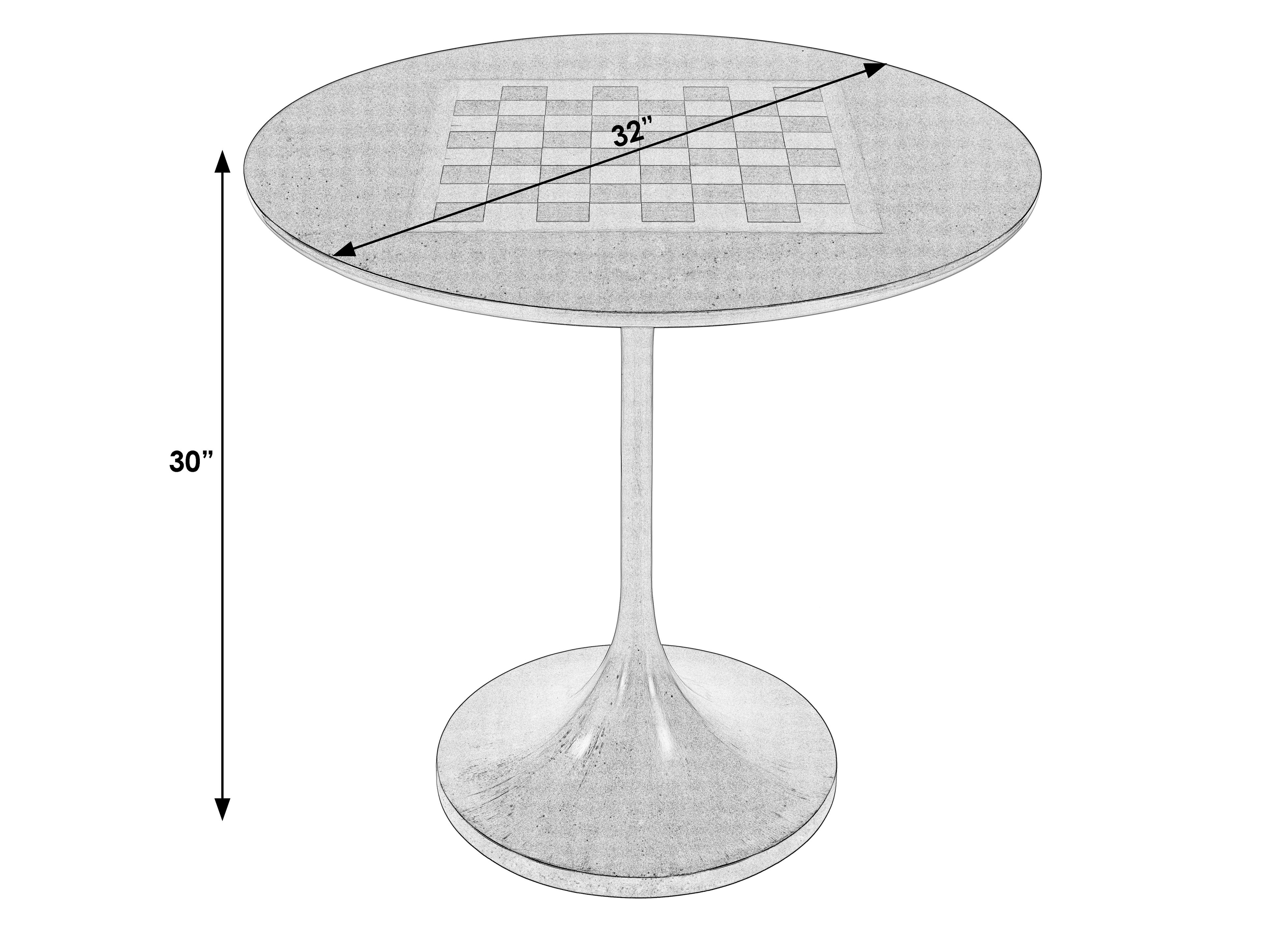 Butler Francis Brown Poplar Wood Cherry Game Table