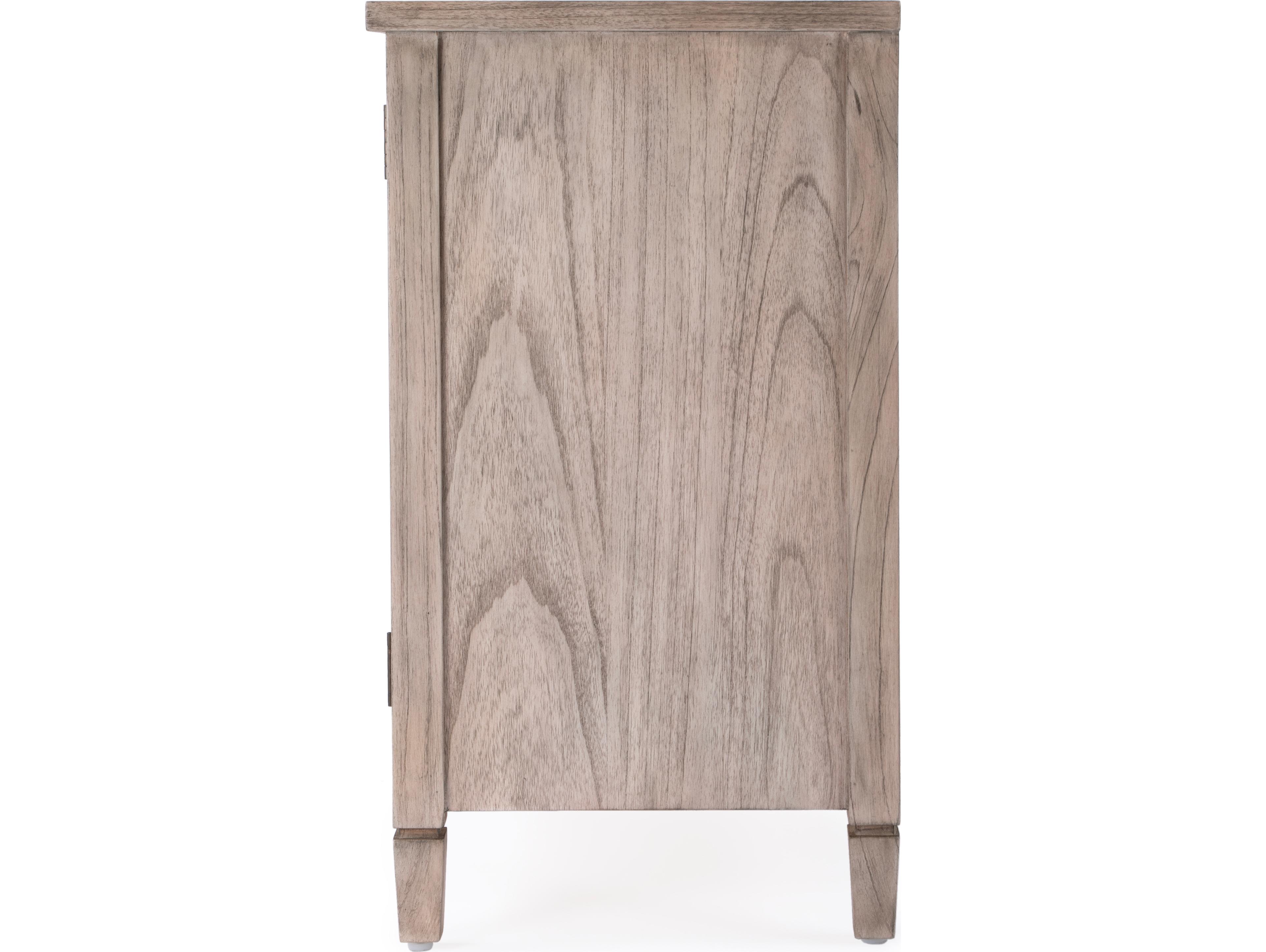 Butler Flagstaff Desert Sand Natural Mindi Wood Accent Cabinet