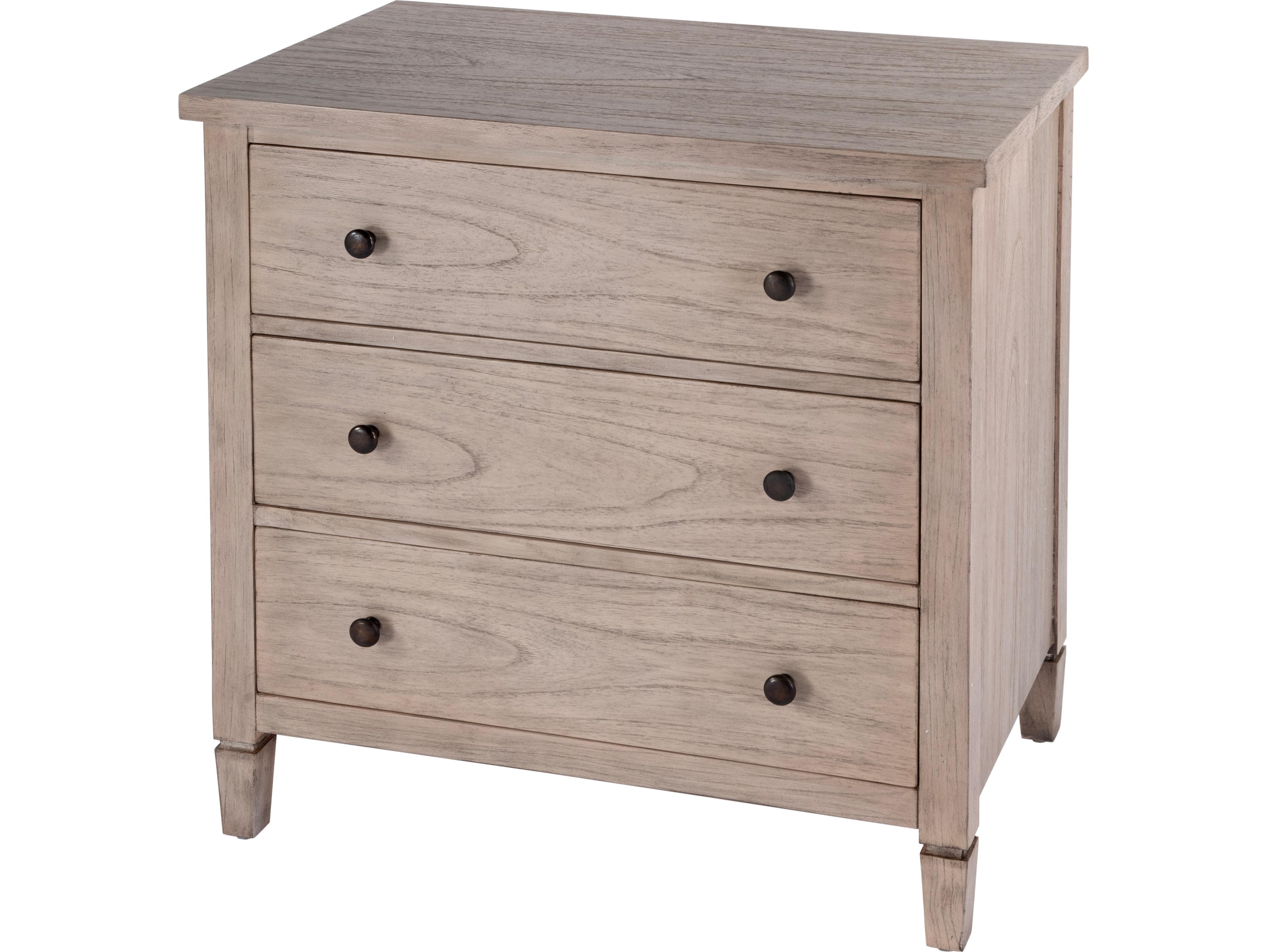 Butler Flagstaff 3-Drawers Natural Mindi Wood Dresser