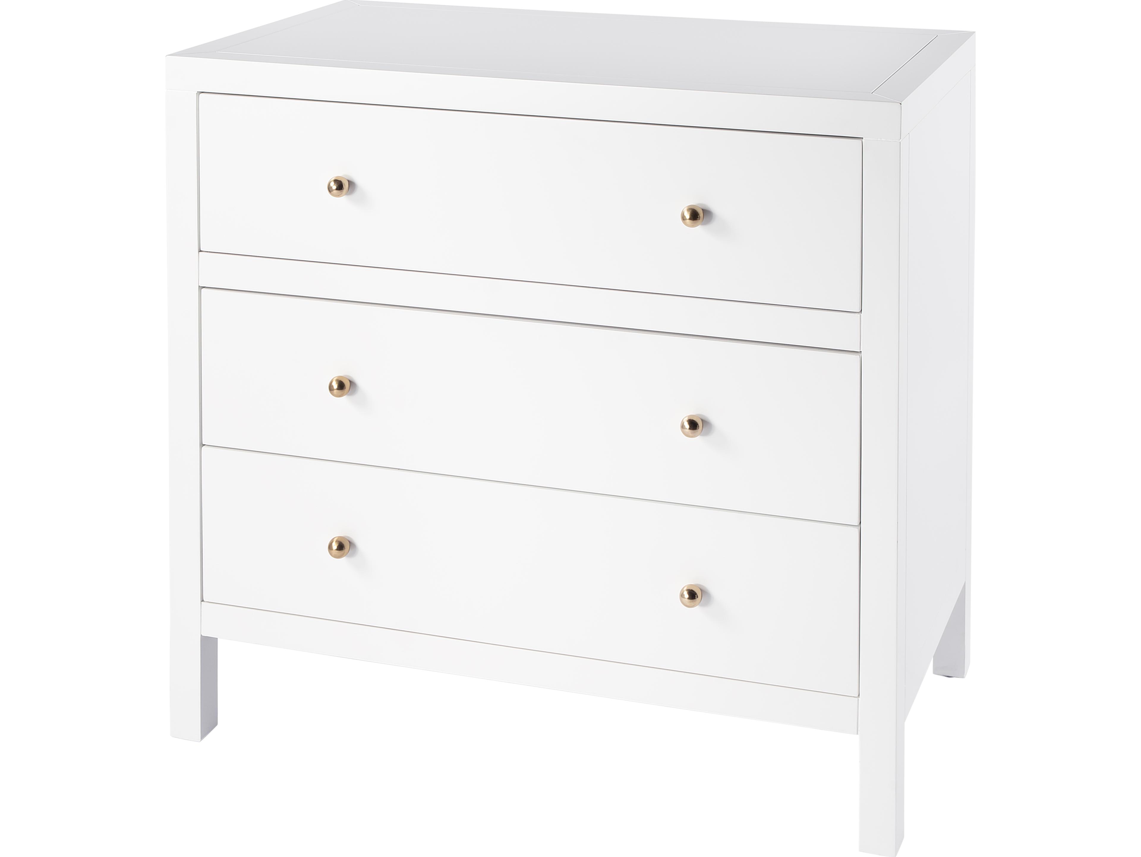 Butler Nora 3-Drawers Acacia Wood Dresser