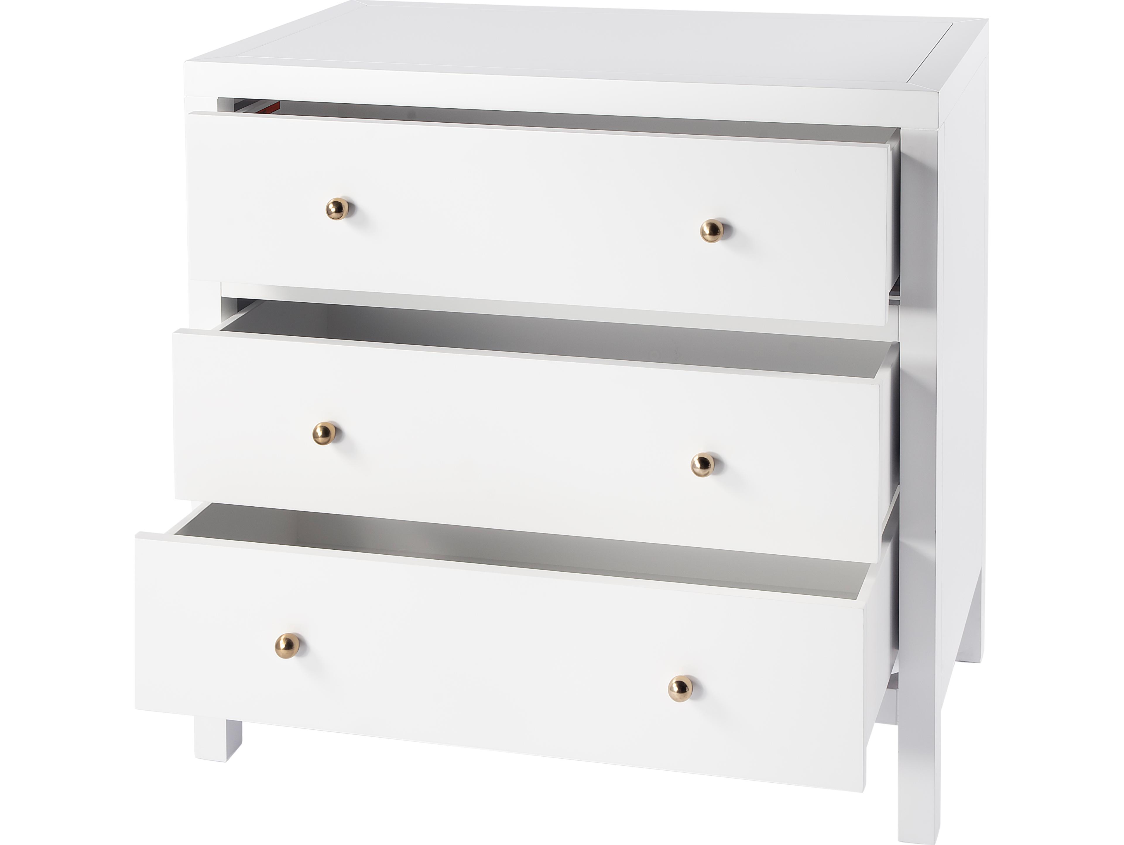 Butler Nora 3-Drawers Acacia Wood Dresser