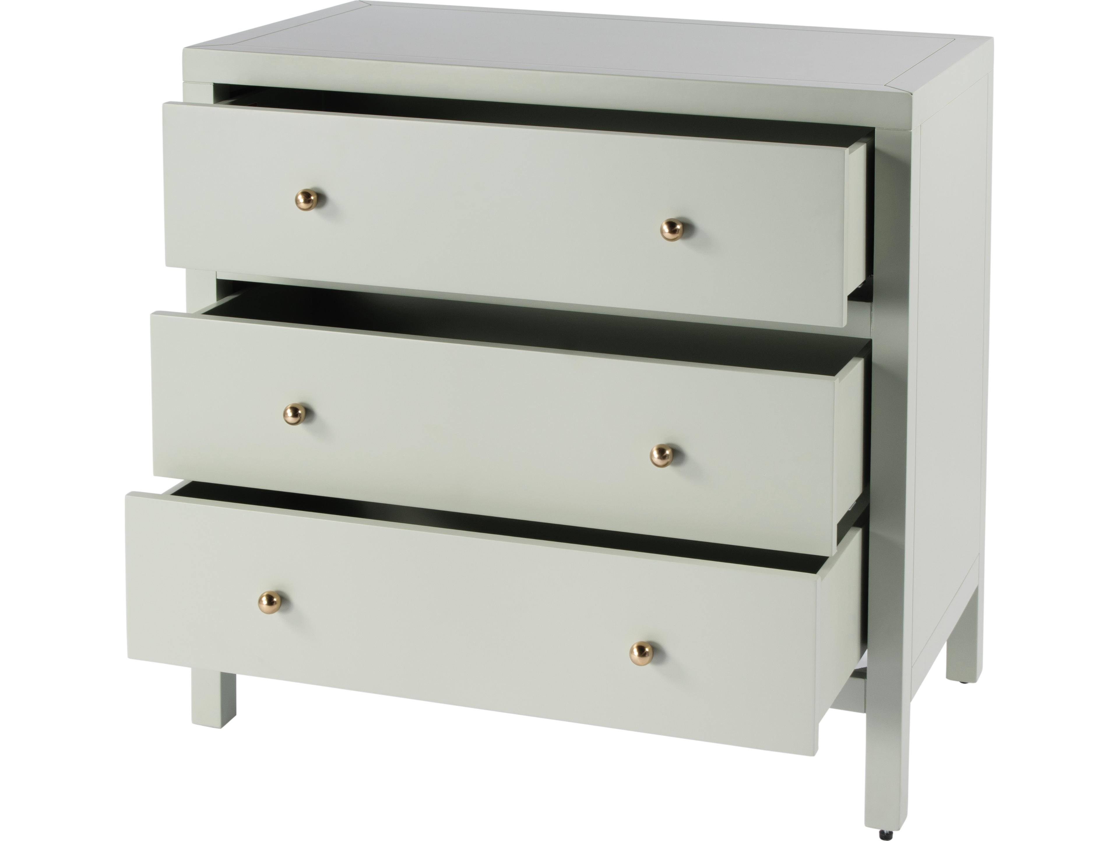 Butler Nora 3-Drawers Acacia Wood Dresser