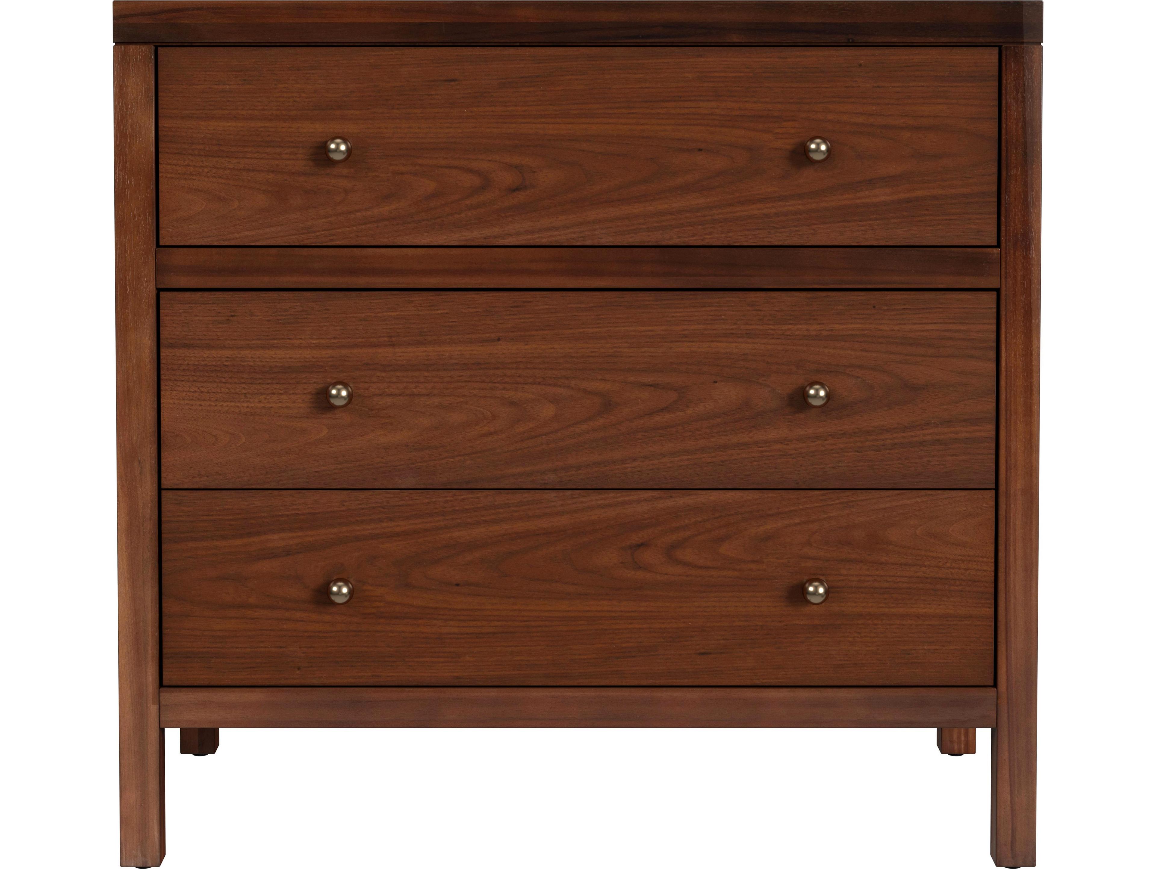 Butler Nora 3-Drawers Brown Acacia Wood Dresser