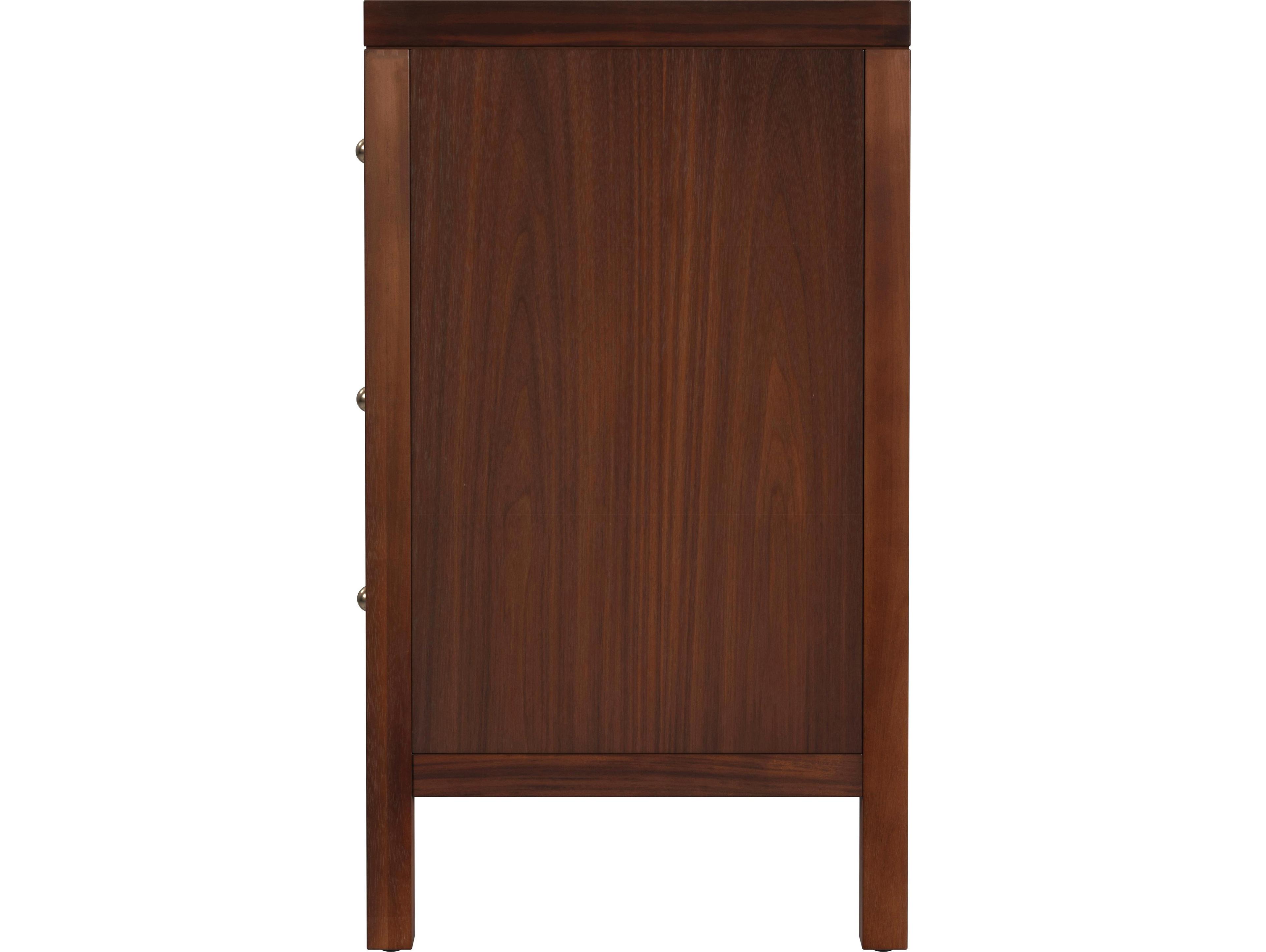 Butler Nora 3-Drawers Brown Acacia Wood Dresser