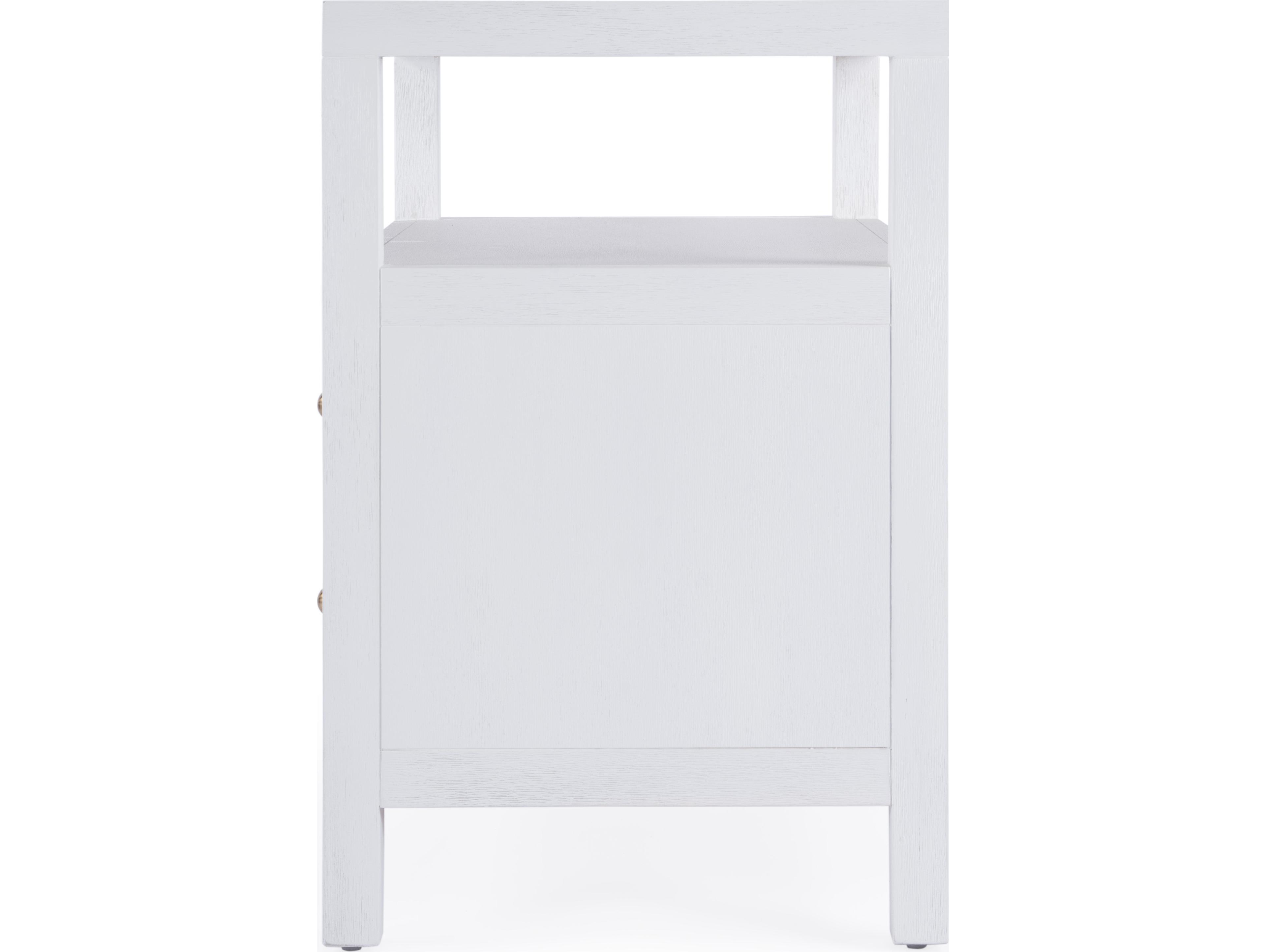 Butler Nora 2-Drawers Acacia Wood Nightstand