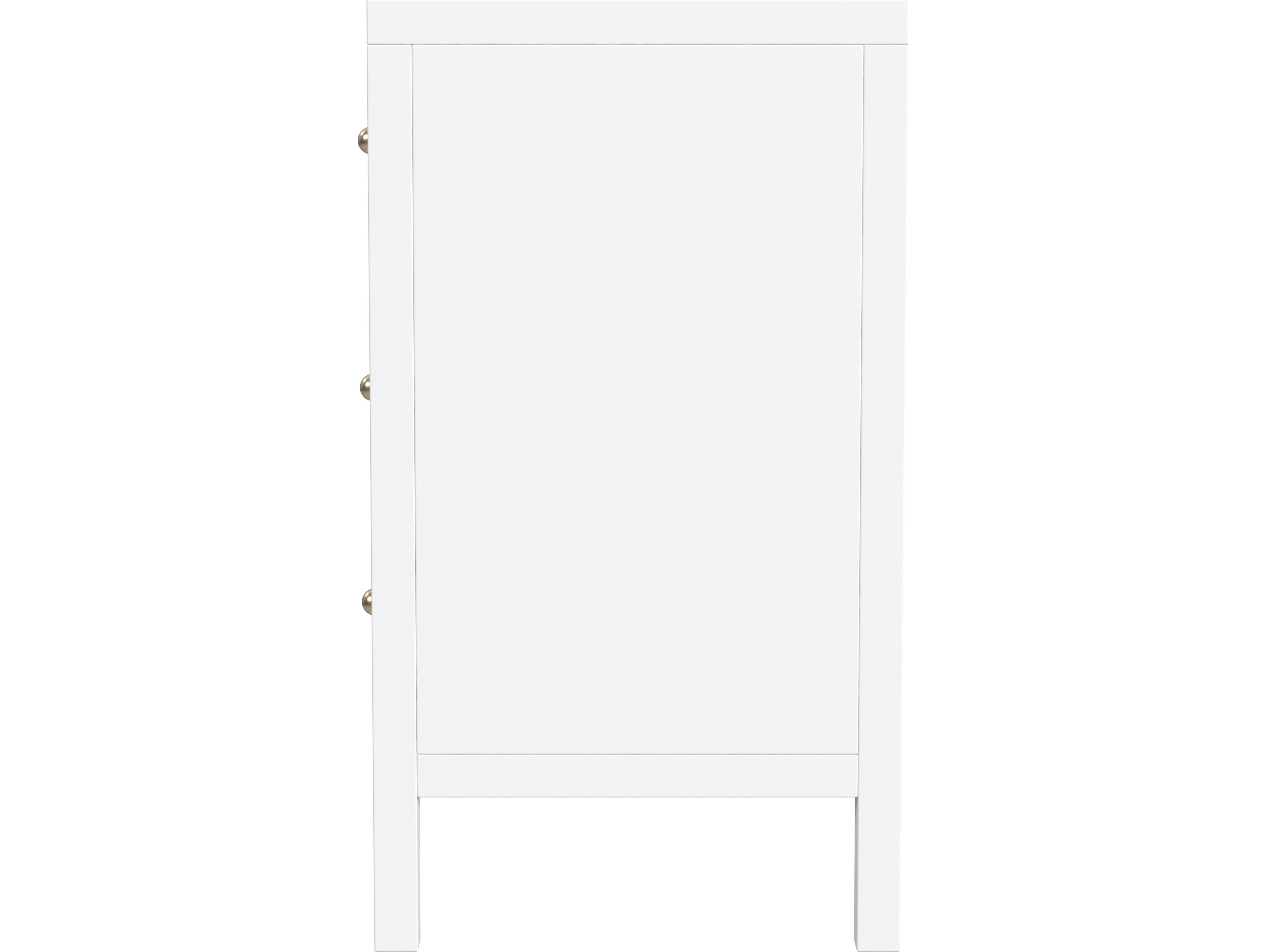 Butler Nora 6-Drawers Acacia Wood Double Dresser