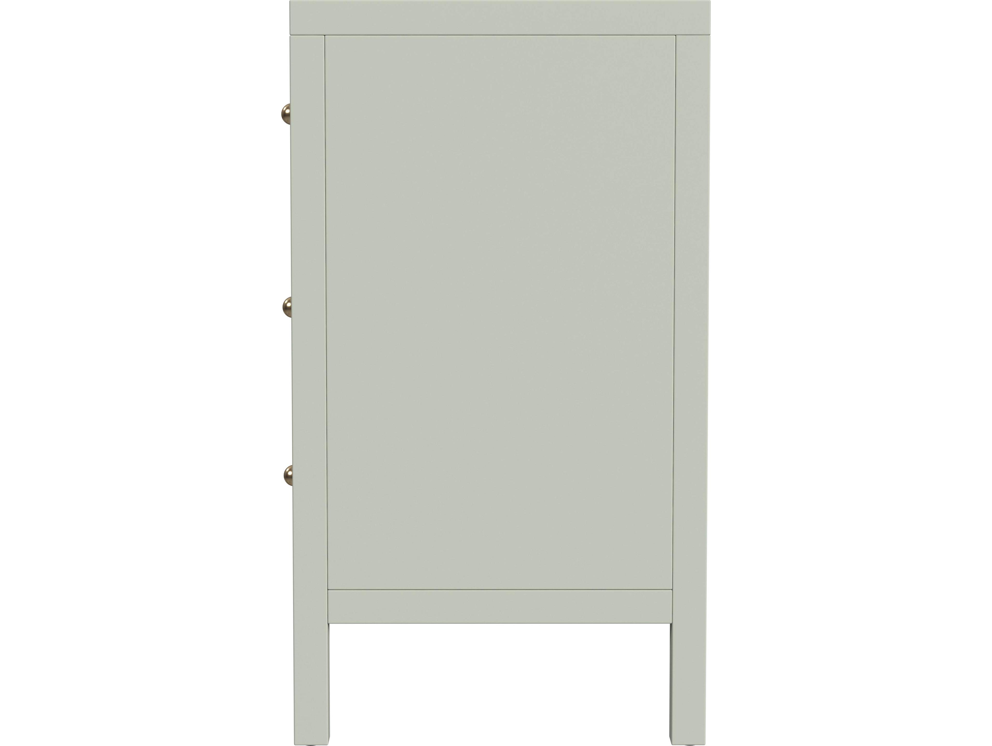 Butler Nora 6-Drawers Acacia Wood Double Dresser