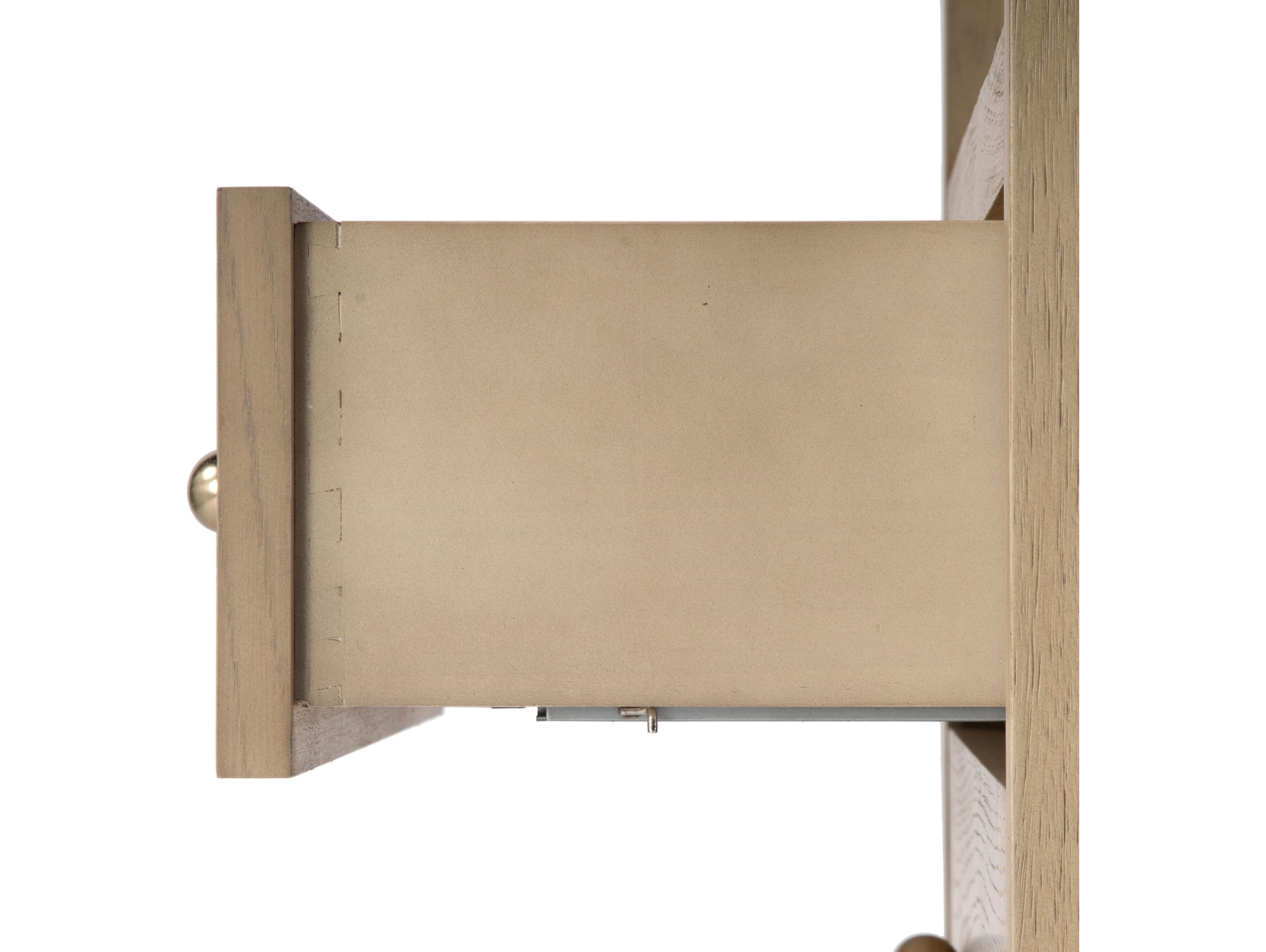 Butler Nora 6-Drawers Natural Acacia Wood Double Dresser