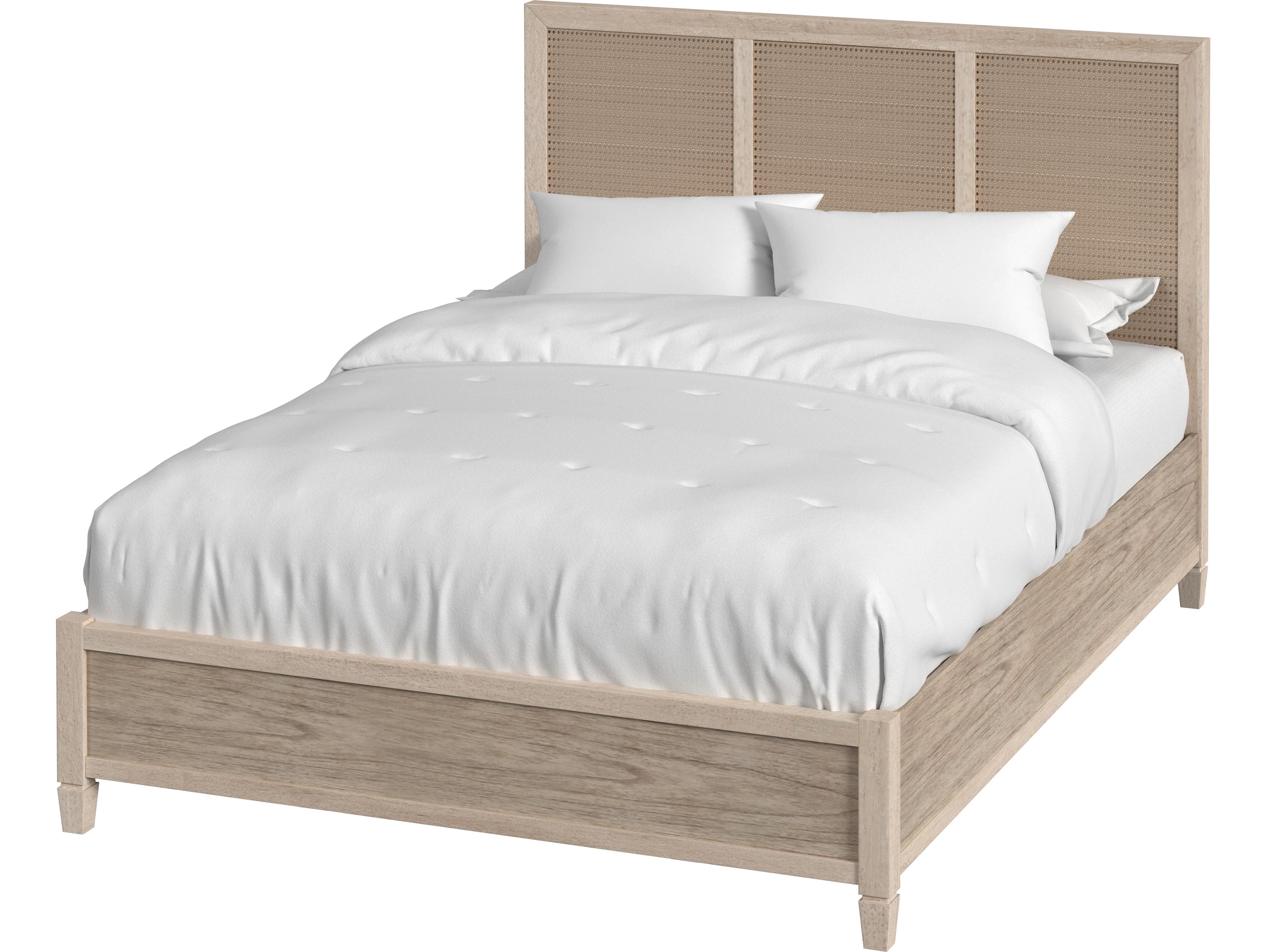 Butler Flagstaff Desert Sand Natural Mindi Wood Queen Panel Bed
