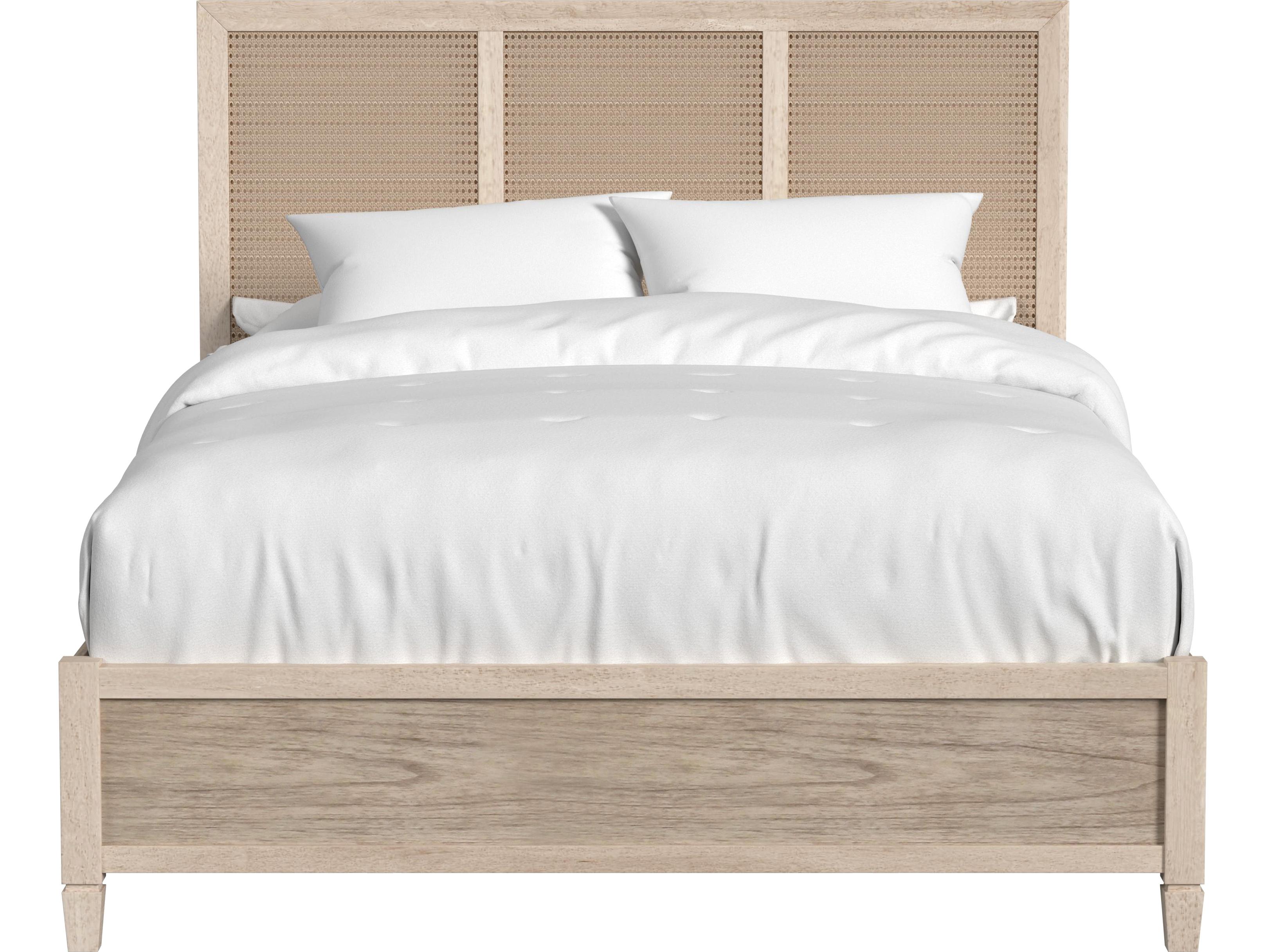 Butler Flagstaff Desert Sand Natural Mindi Wood Queen Panel Bed