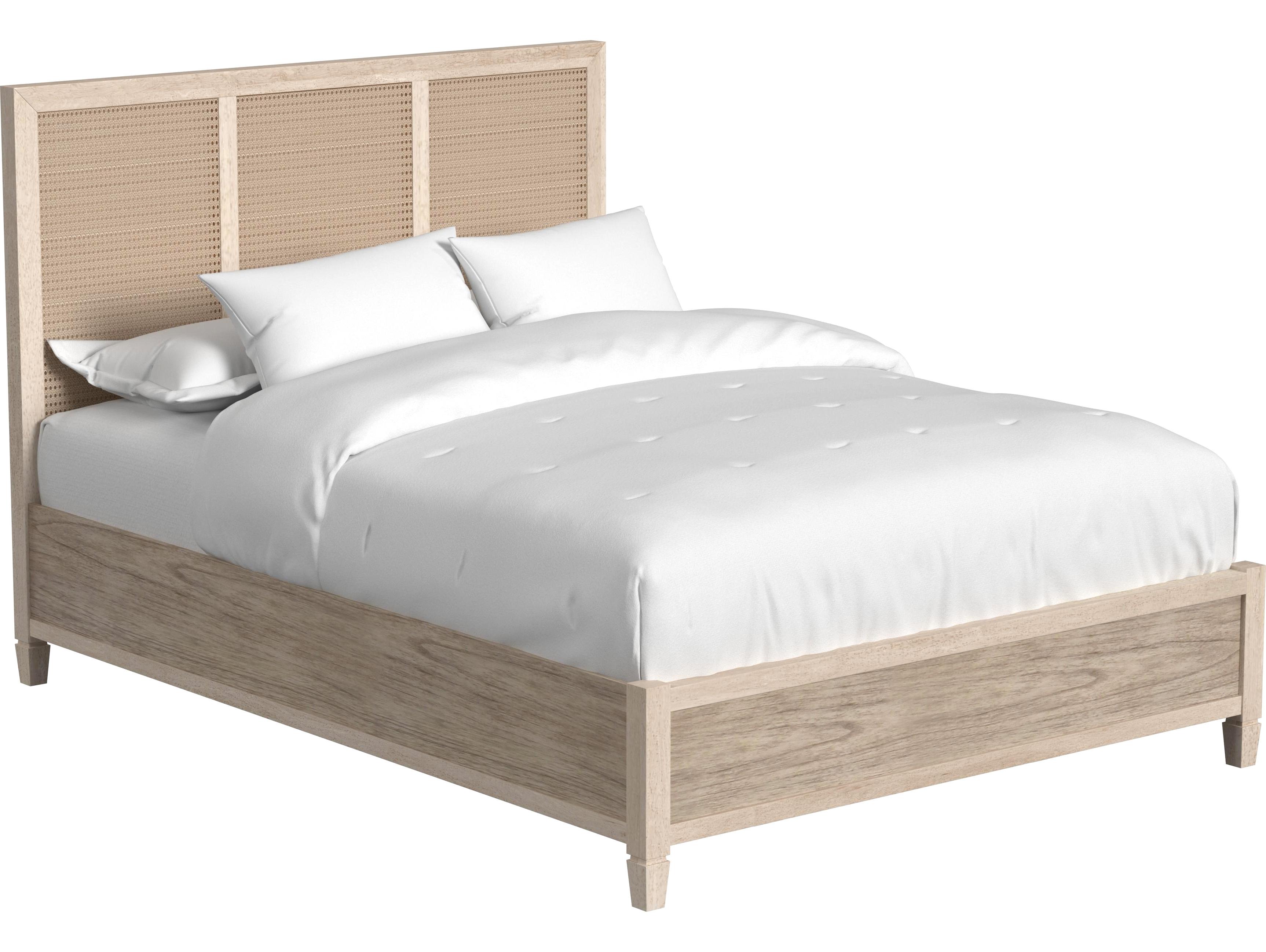 Butler Flagstaff Desert Sand Natural Mindi Wood Queen Panel Bed