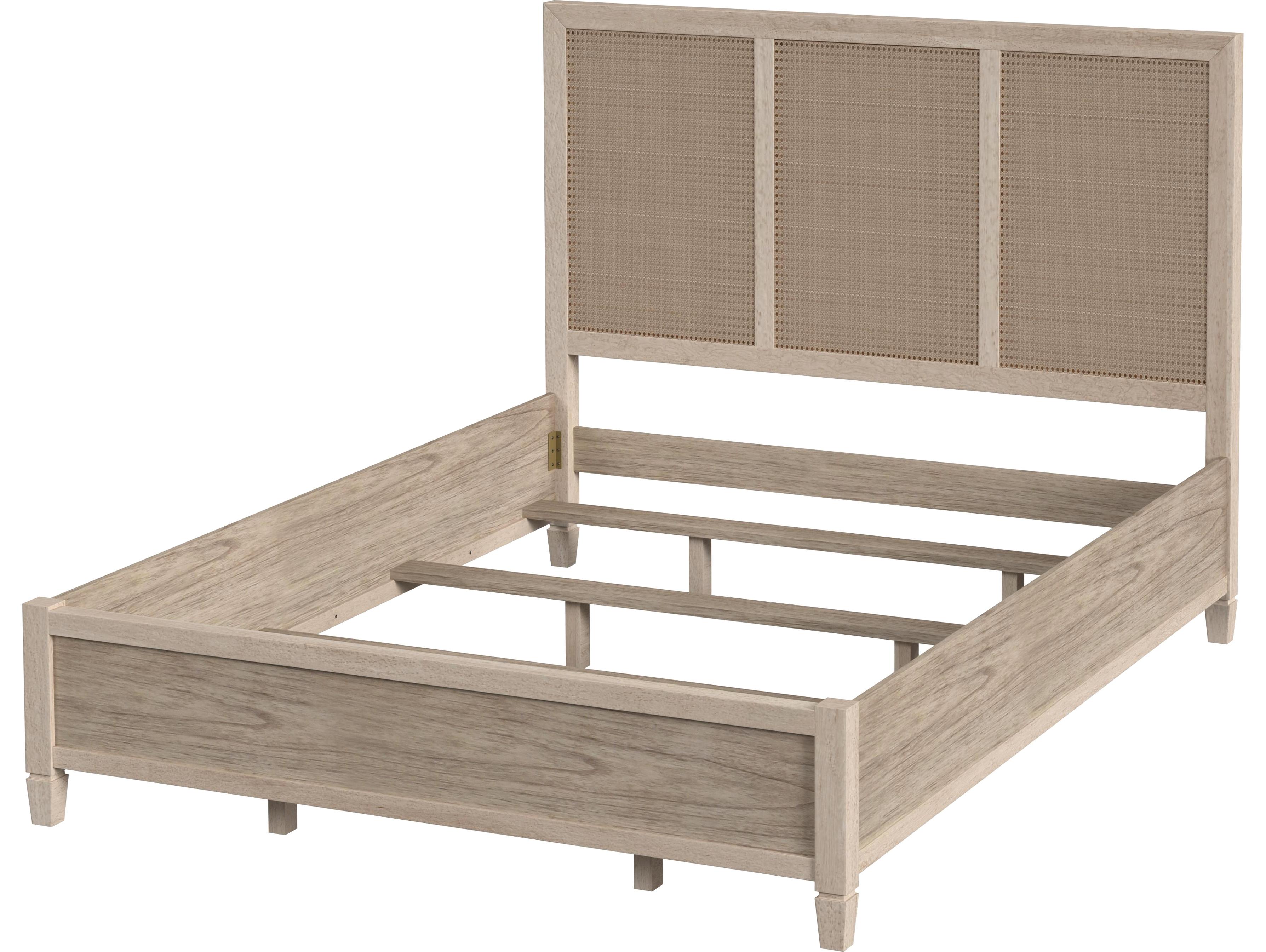 Butler Flagstaff Desert Sand Natural Mindi Wood Queen Panel Bed