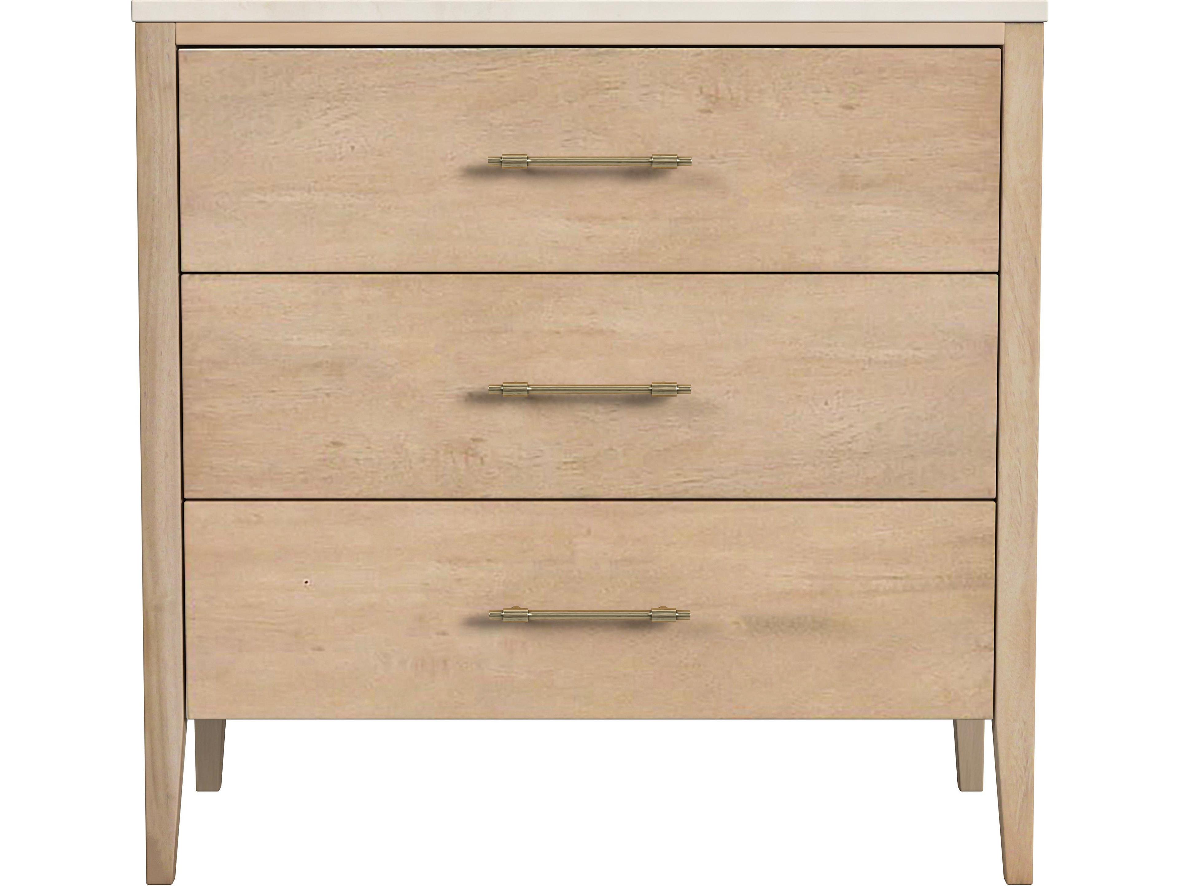 Butler Mayfair 3-Drawers Natural Solid Wood Dresser