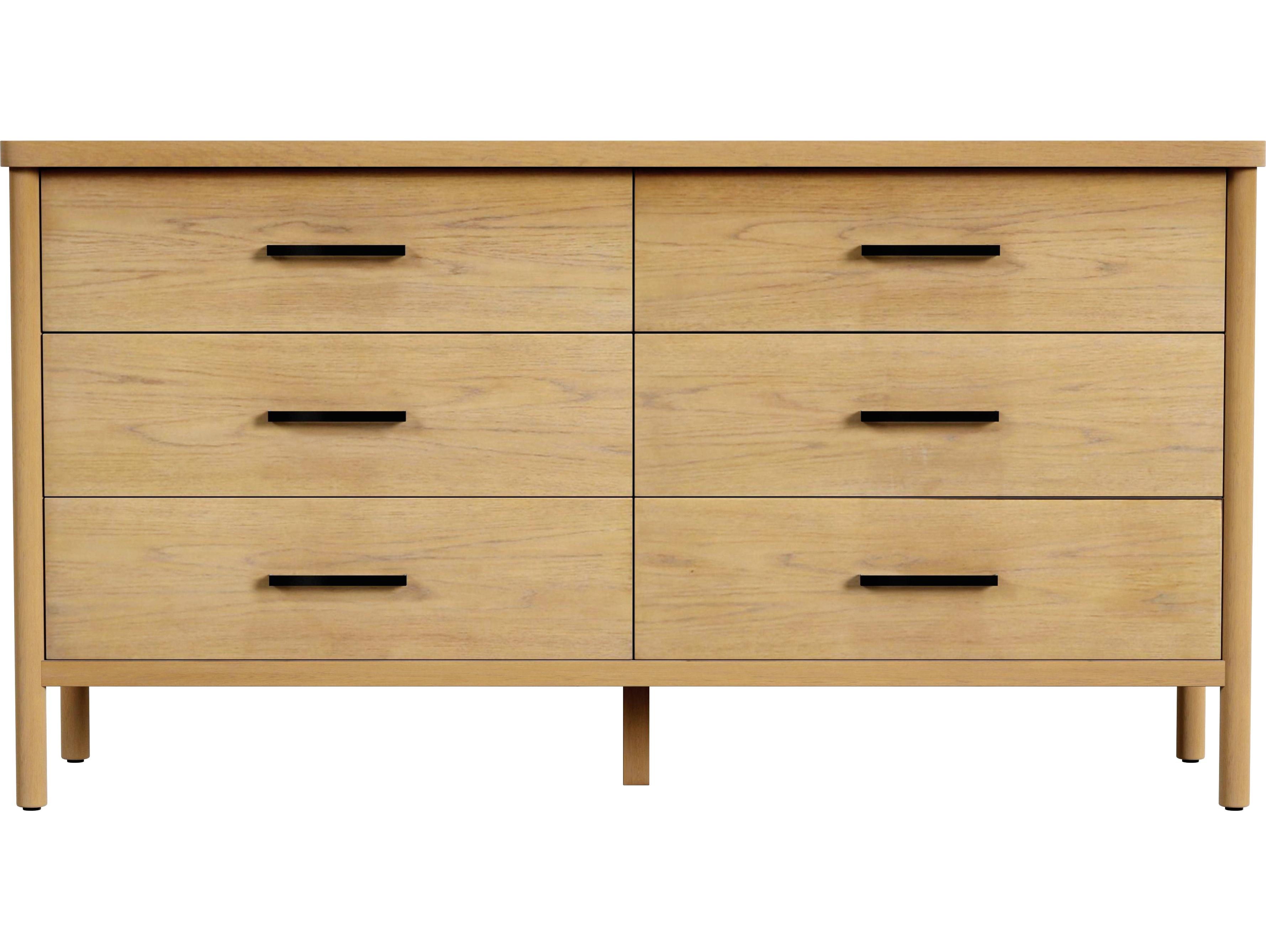 Butler Lennon 6-Drawers Mindi Wood Double Dresser