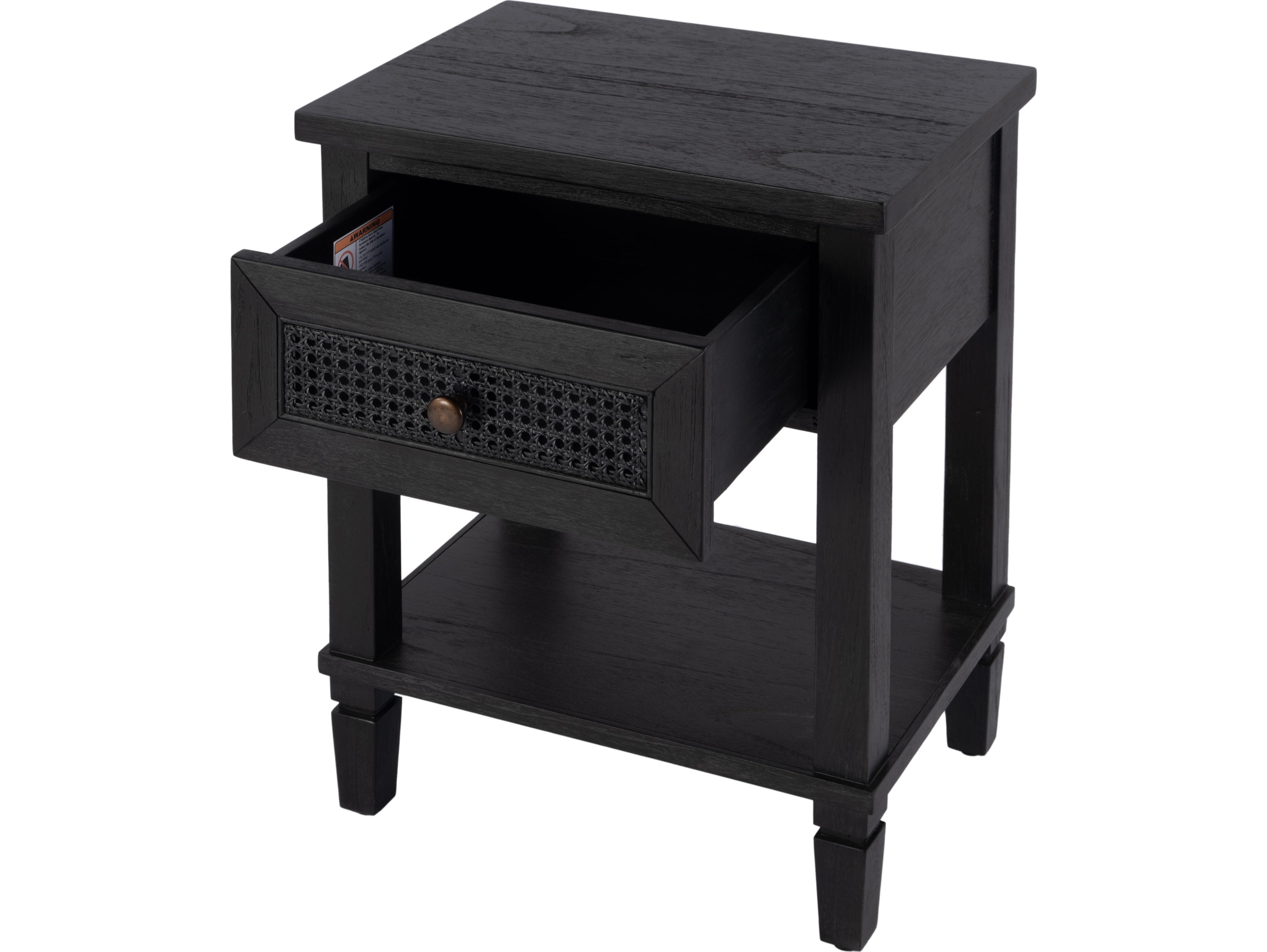 Butler Flagstaff 1-Drawer Mindi Wood Nightstand