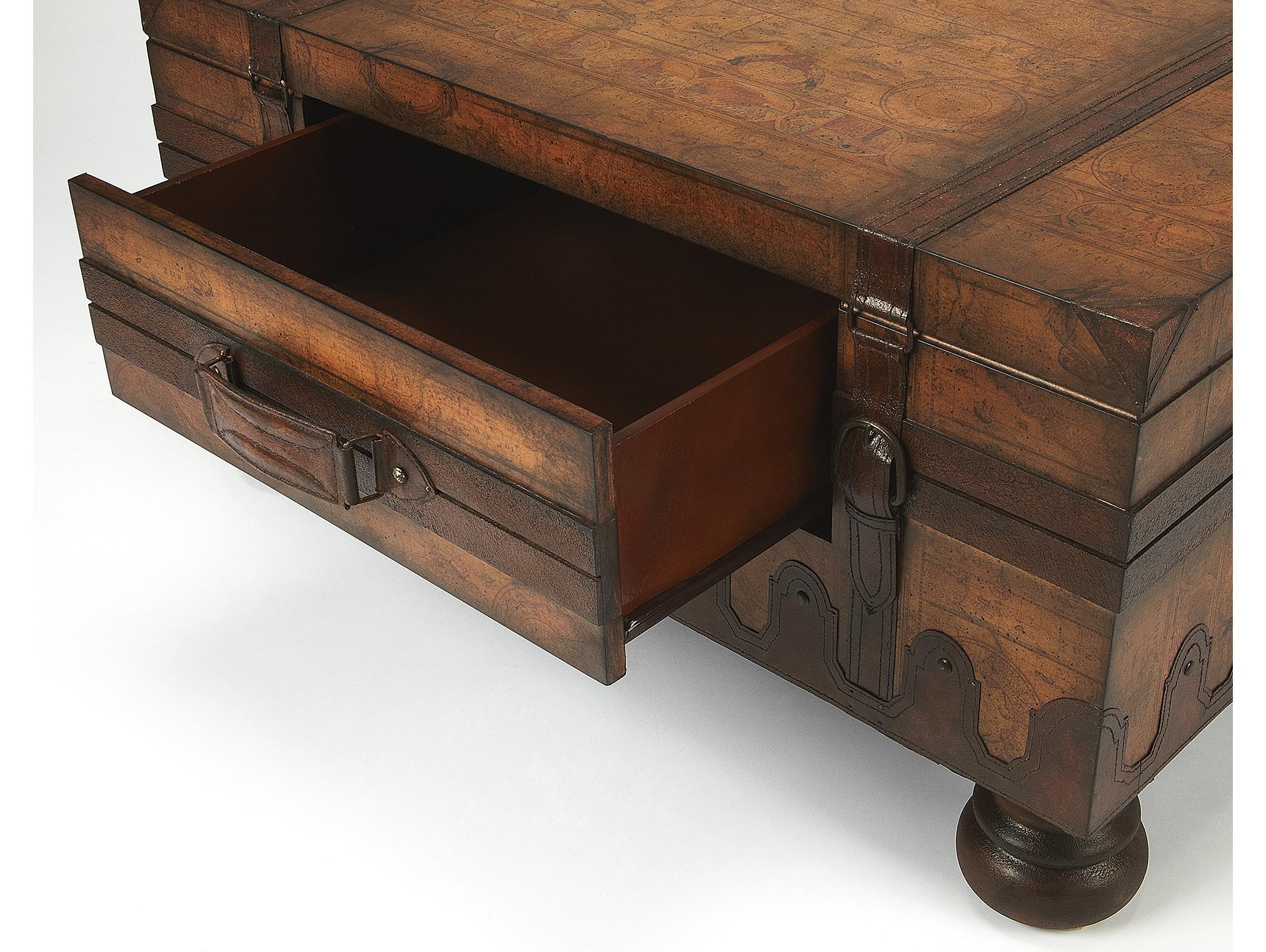 Butler Vasco Rectangular Wood Heritage Coffee Table