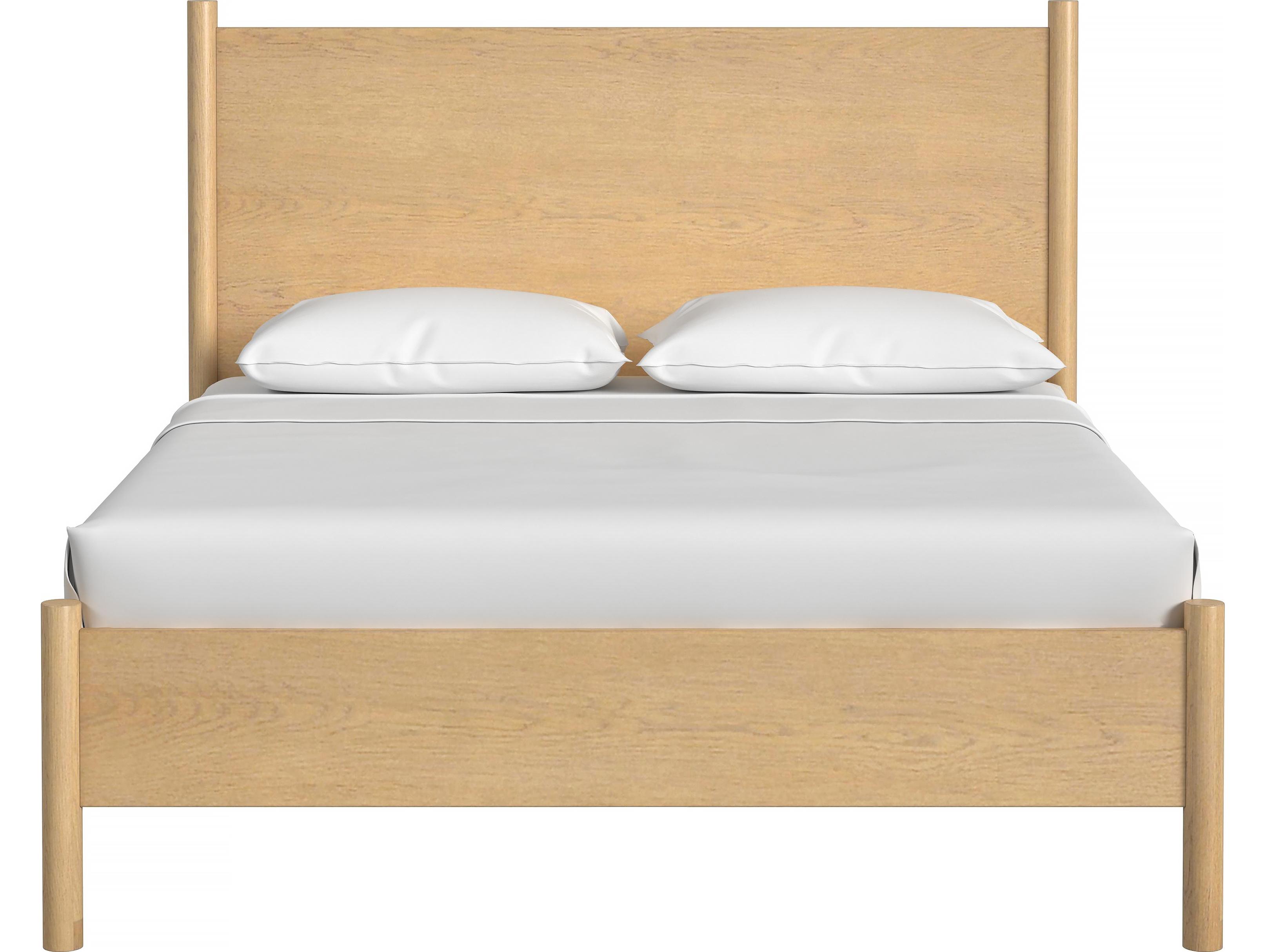 Butler Lennon Light Natural Wood Mahogany Queen Platform Bed