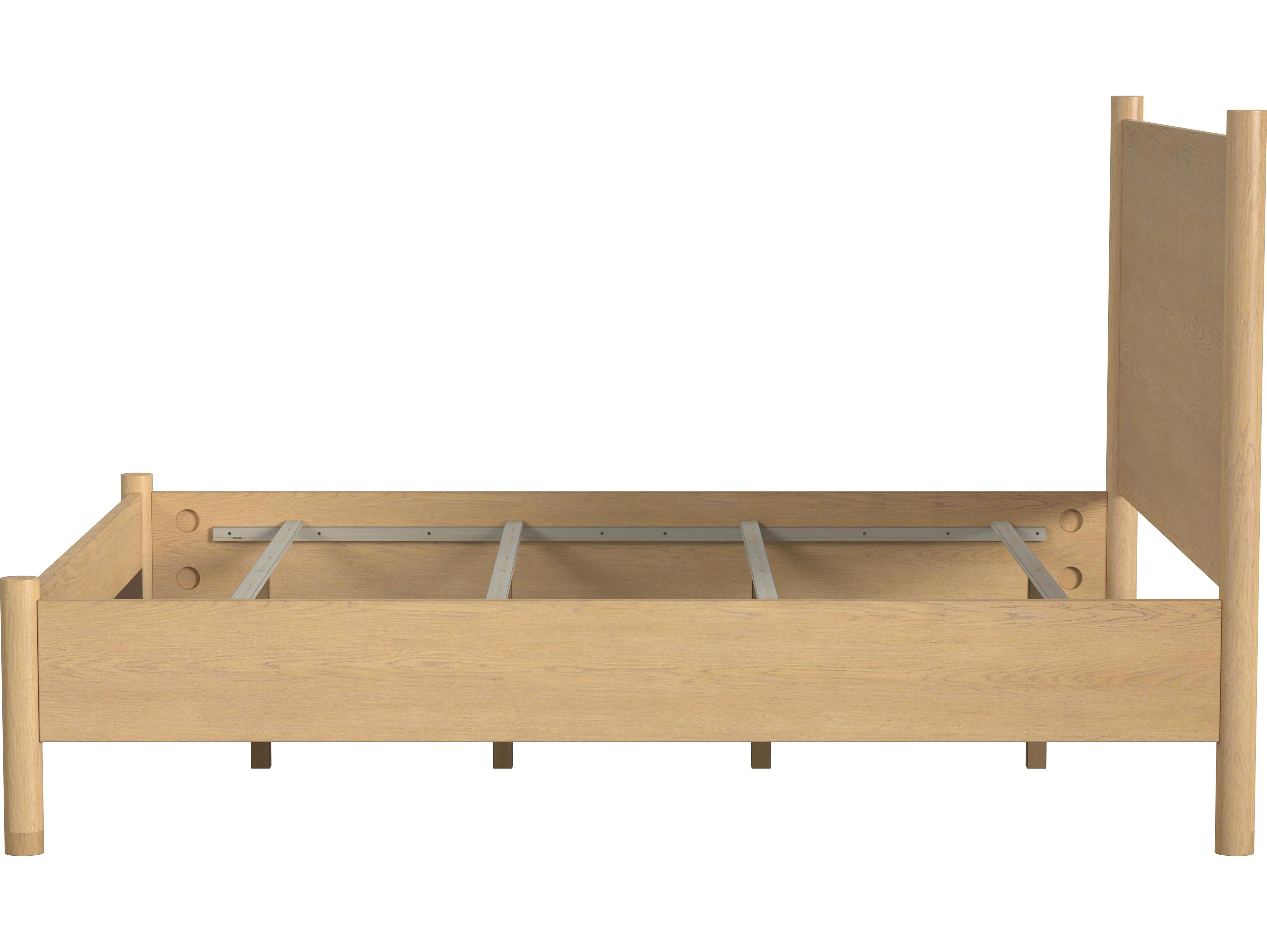 Butler Lennon Light Natural Wood Mahogany Queen Platform Bed