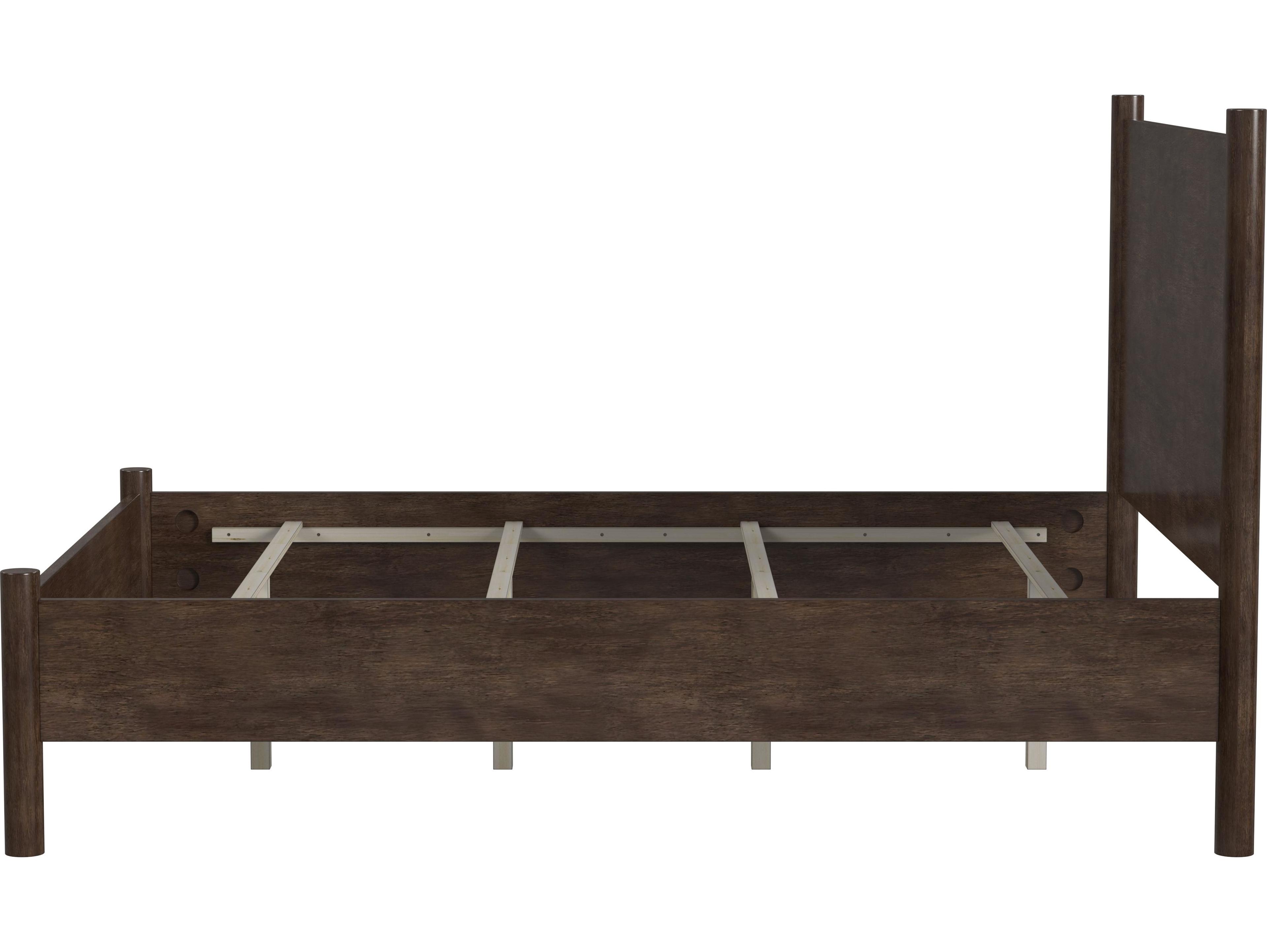 Butler Lennon Soft Brown Mahogany Wood Queen Platform Bed