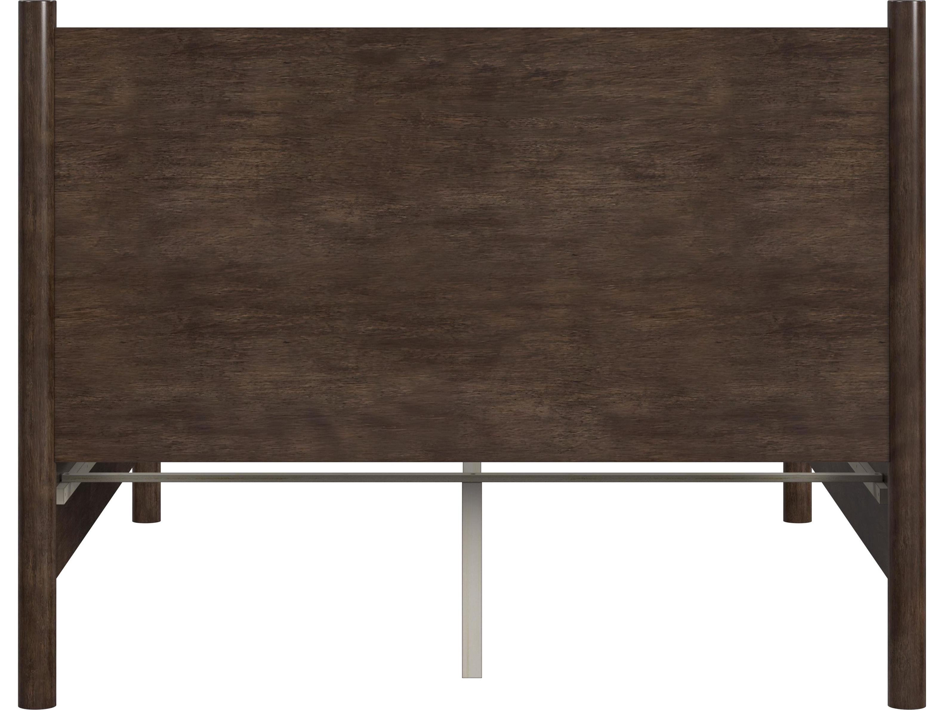 Butler Lennon Soft Brown Mahogany Wood Queen Platform Bed