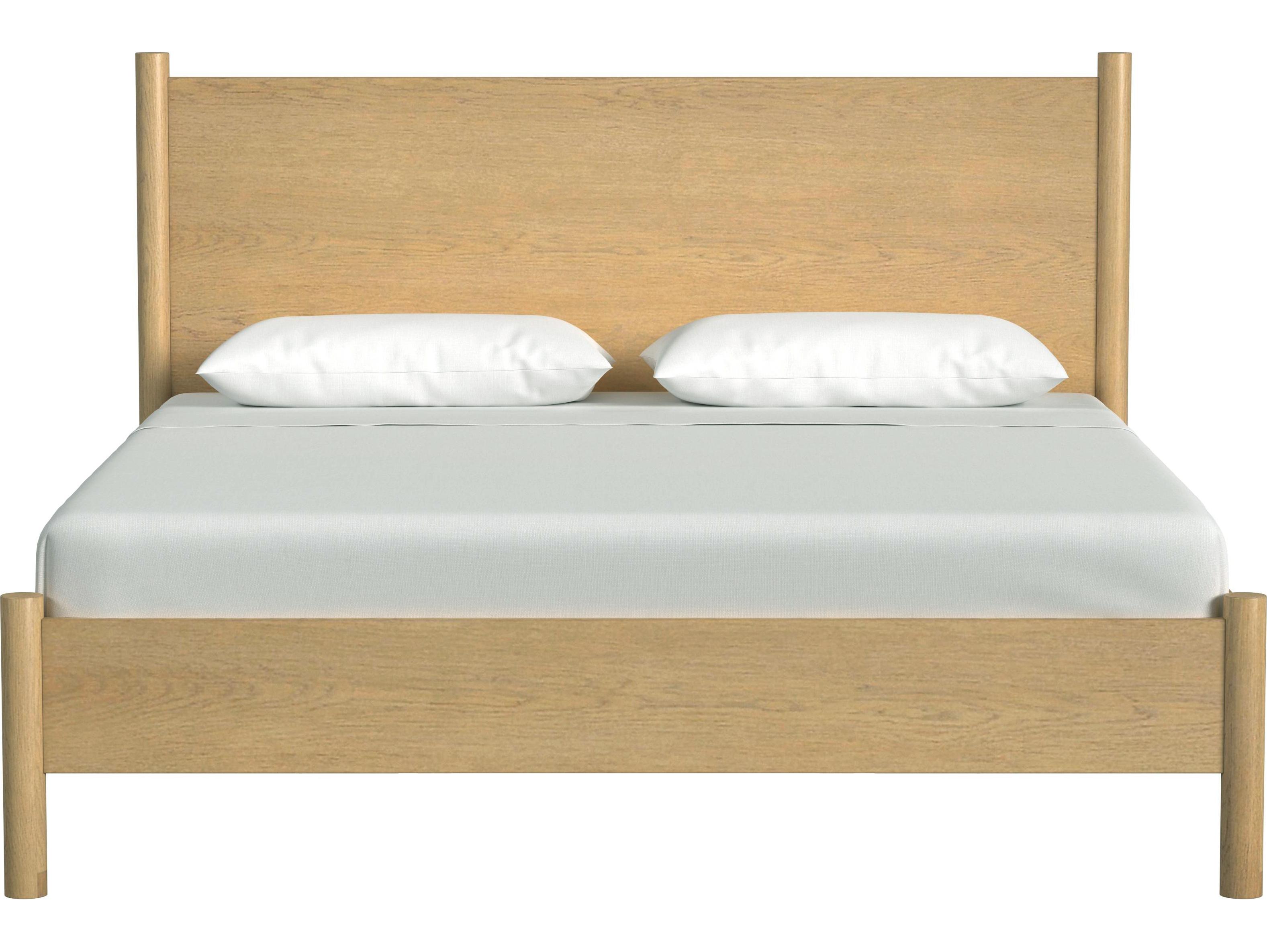 Butler Lennon Light Natural Wood Mahogany King Platform Bed