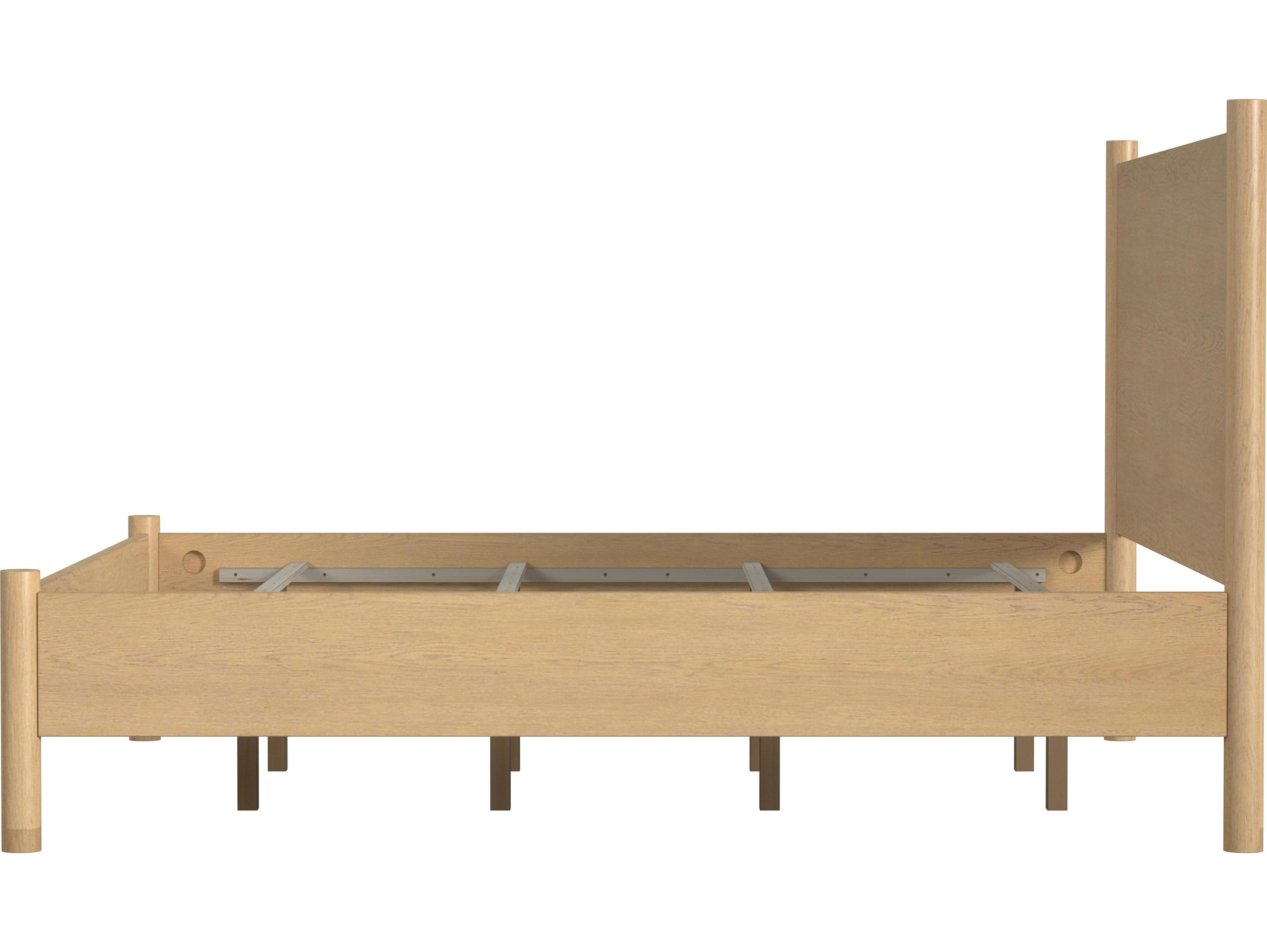 Butler Lennon Light Natural Wood Mahogany King Platform Bed