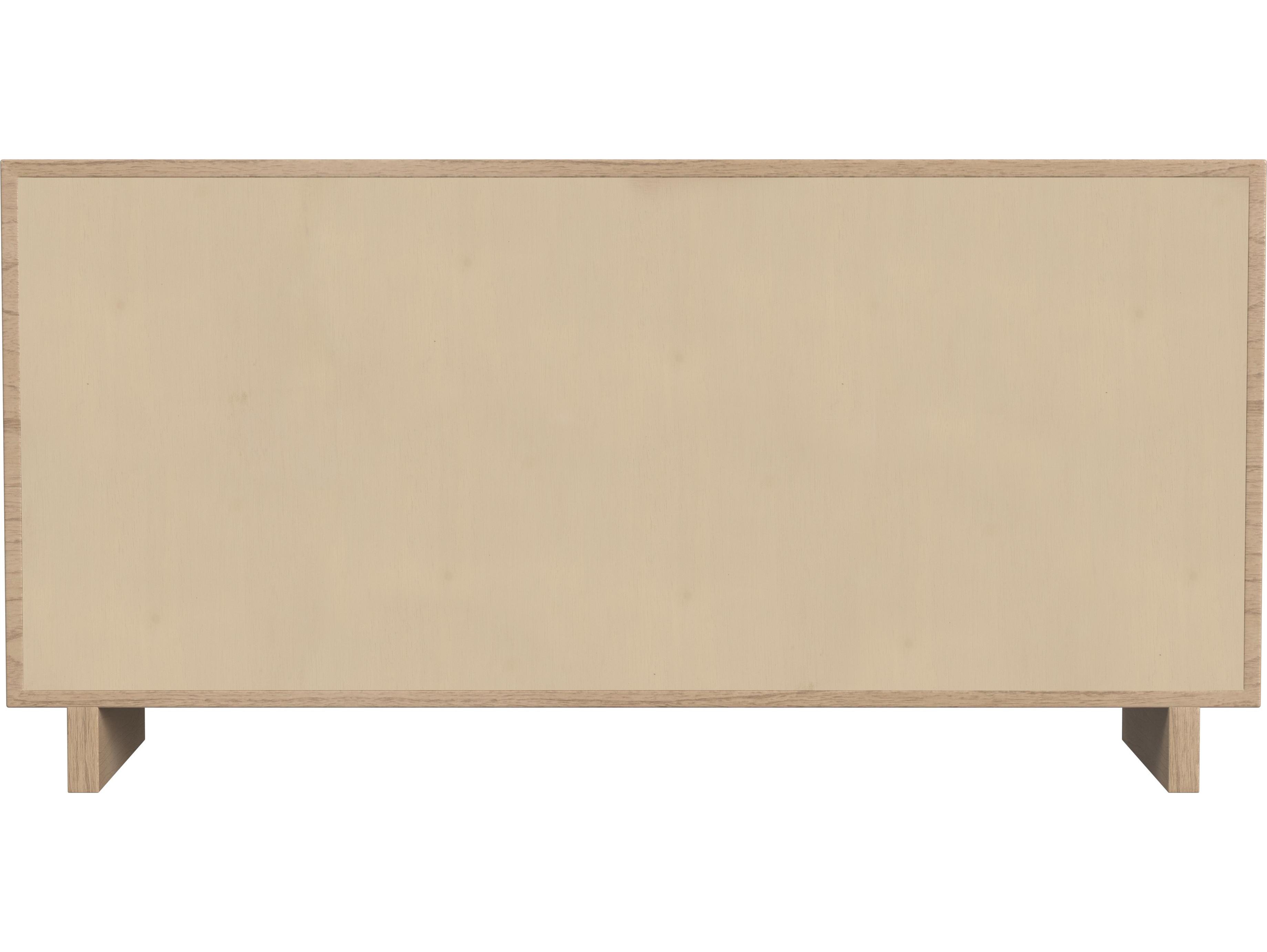 Butler Halmstad 6-Drawers Natural Mindi Wood Double Dresser