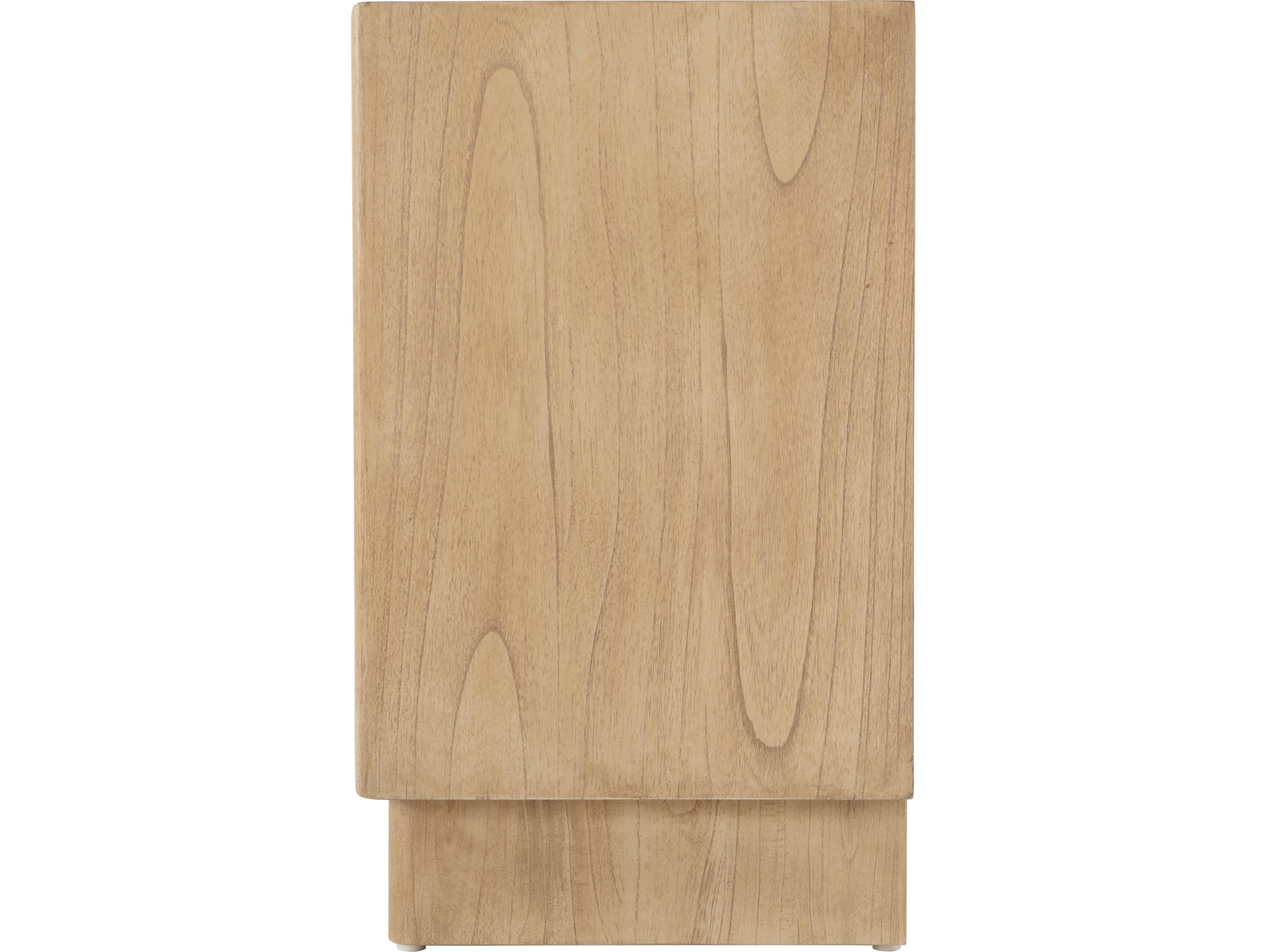 Butler Halmstad 2-Drawers Natural Mindi Wood Nightstand