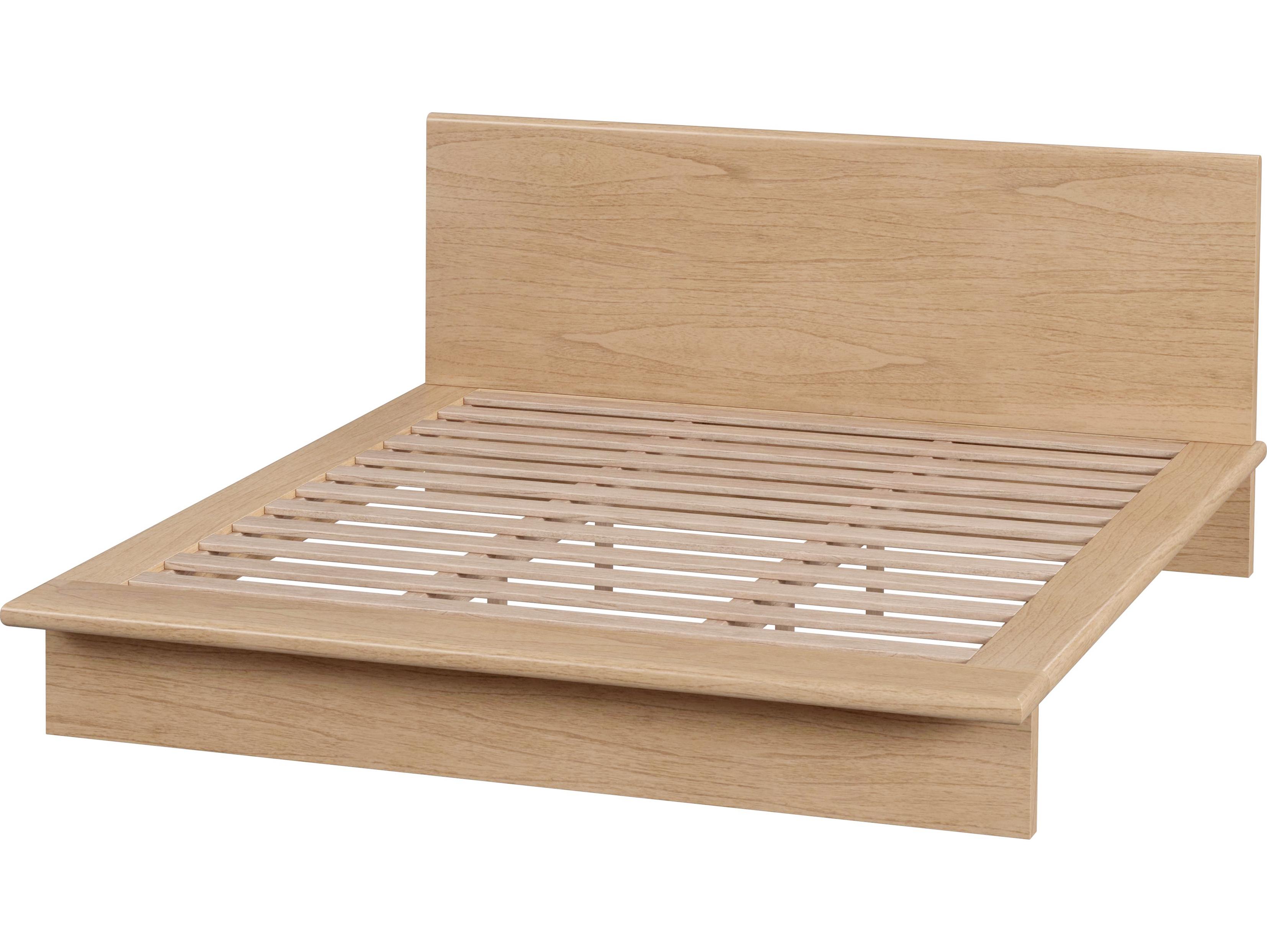 Butler Halmstad Blonde Oak Natural Mindi Wood King Platform Bed